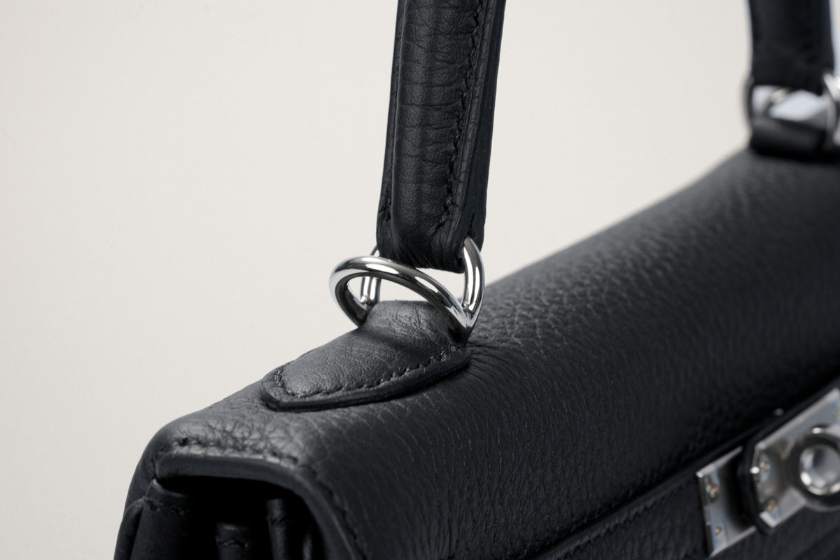 HERMES ケリー 25 内縫い 黒