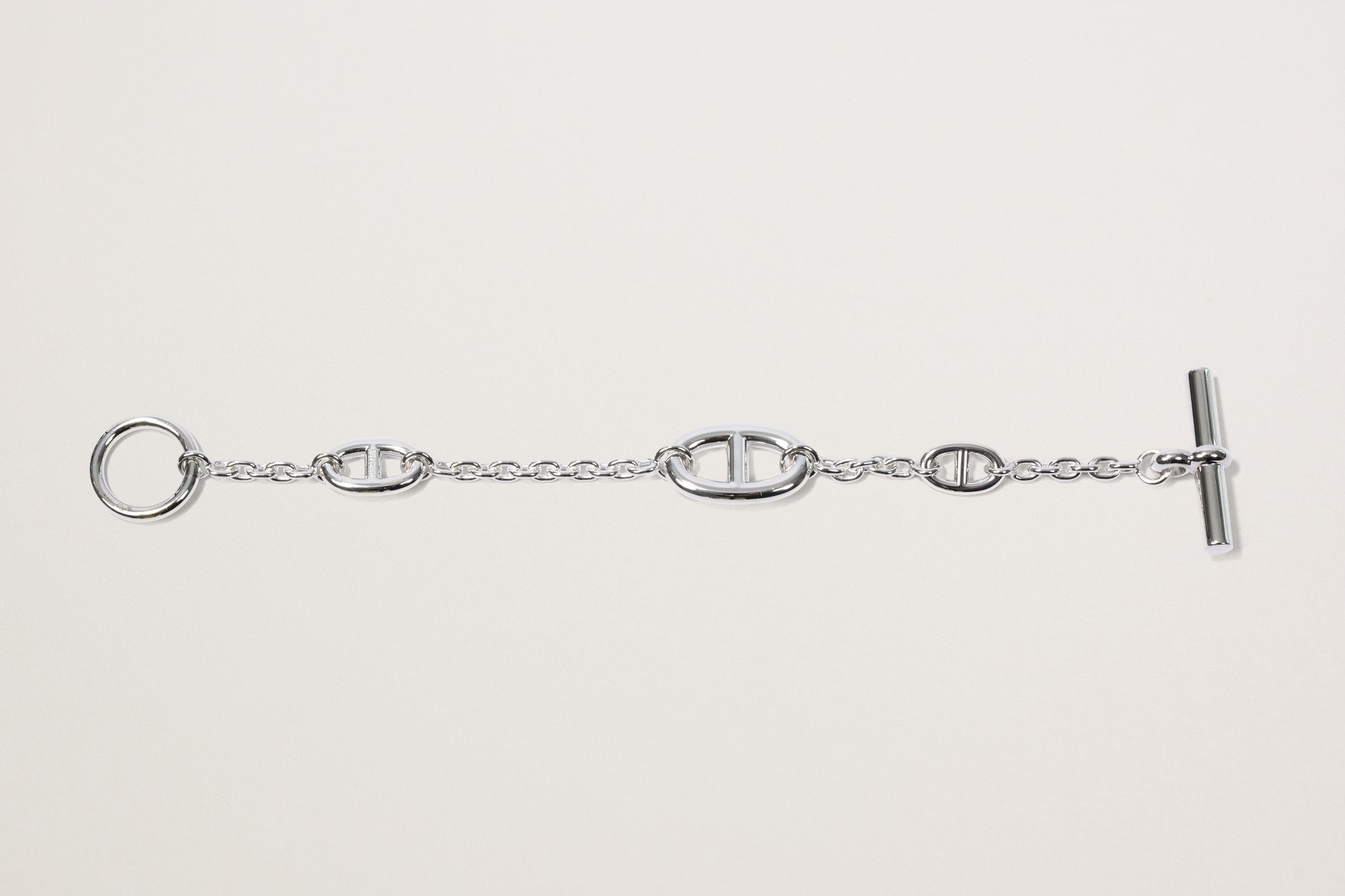 HERMES Ag925 シェーヌダンクル ファランドールST ブレスレット