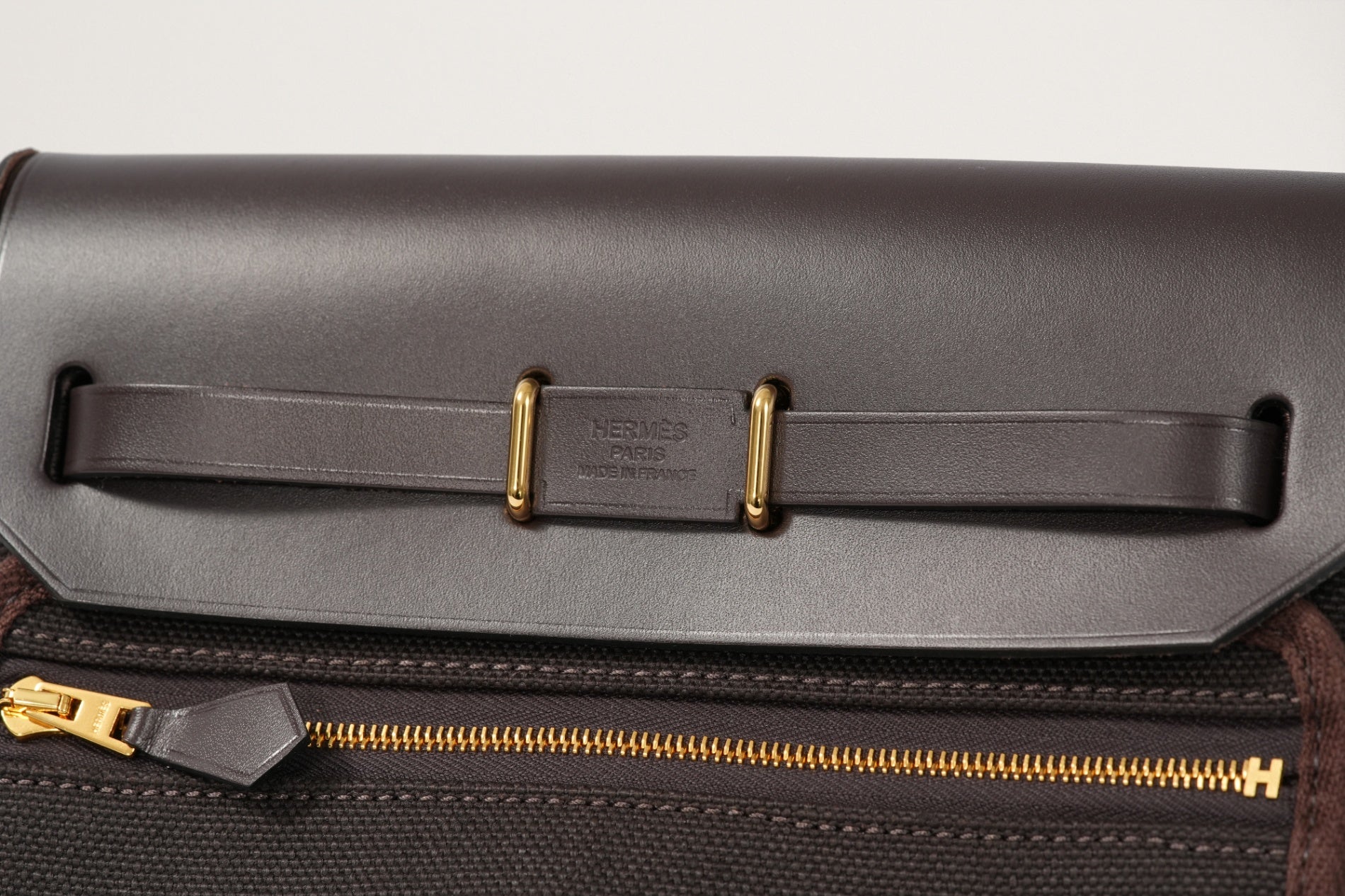 HERMES エールバッグミニ エベンヌ