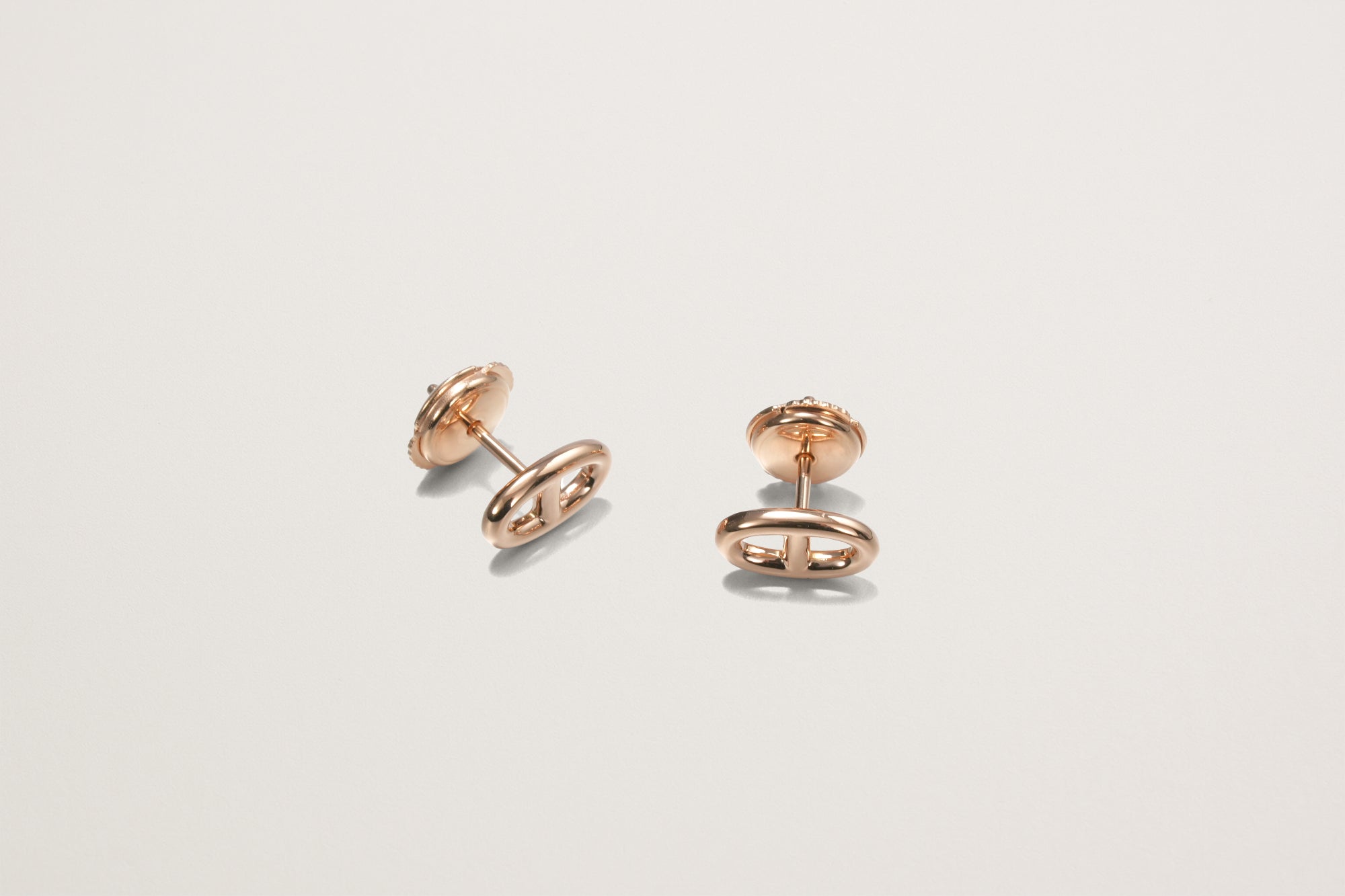 HERMES シェーヌダンクル ピアス TPM K18PG HERMES K18PG シェーヌ ダンクル TPM ピアス – GINZA SATAKE