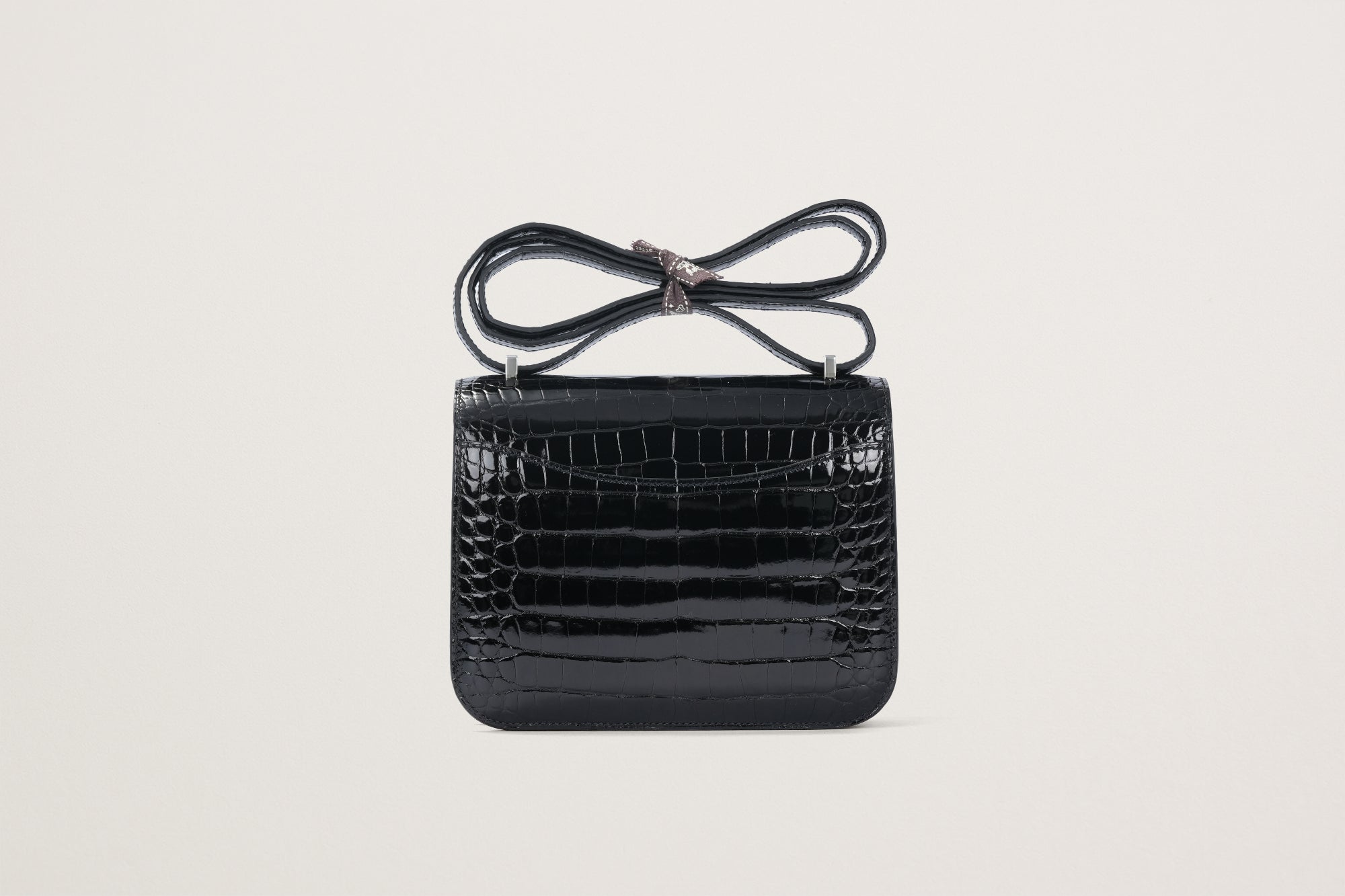 HERMES コンスタンスミニ クロコダイル 黒