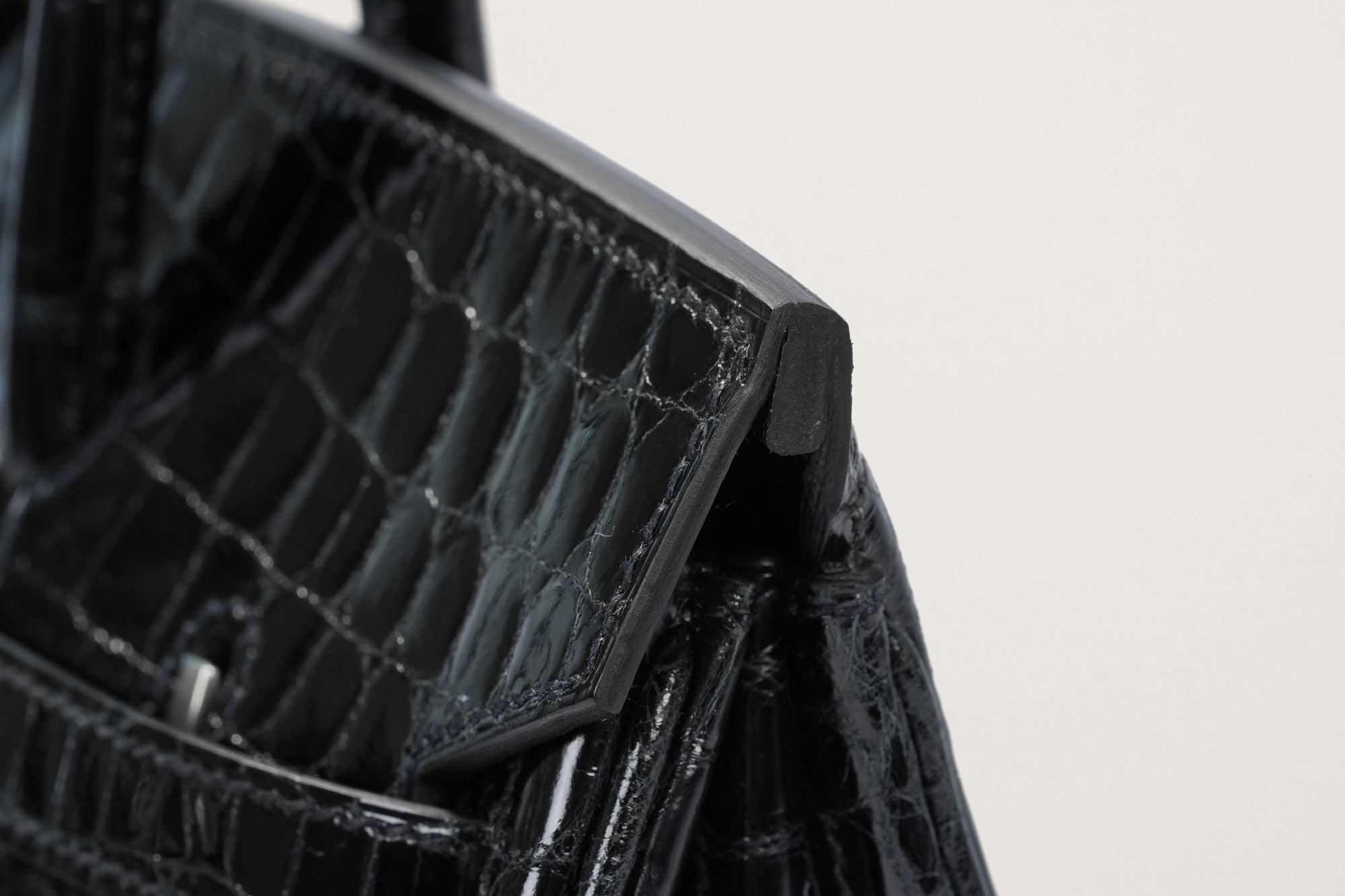 HERMES バーキン25 クロコダイル 黒