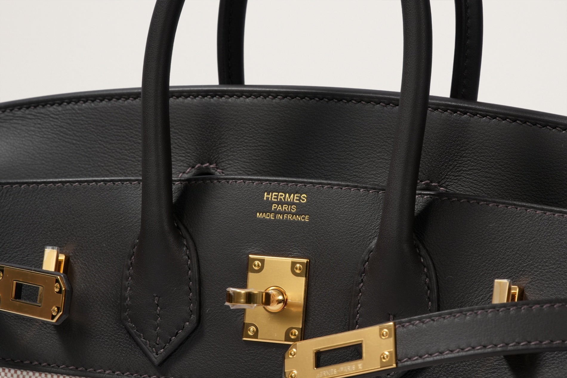 HERMES バーキン25 ベブラン/エクリュ