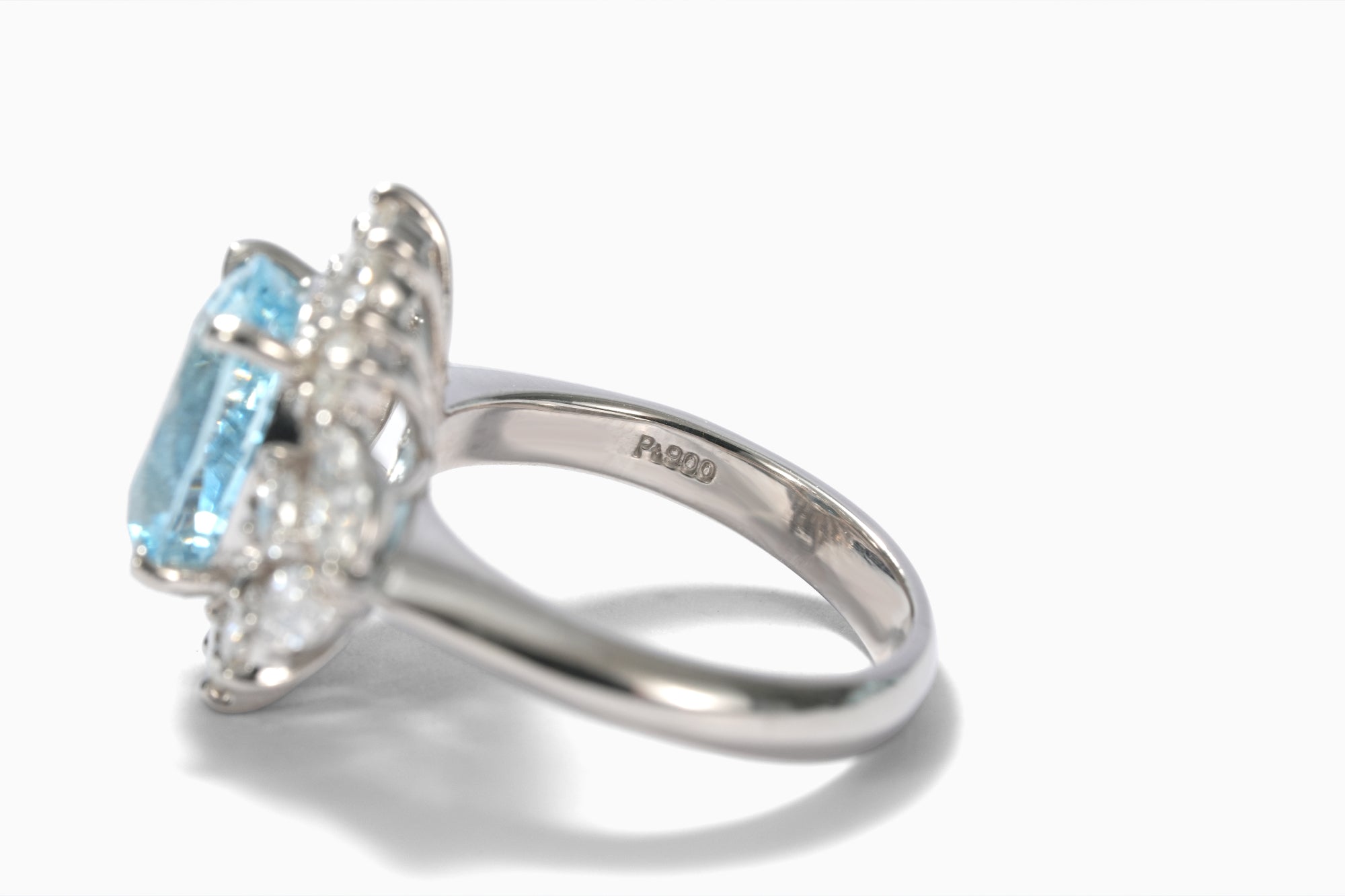 PT900  アクアマリンリング