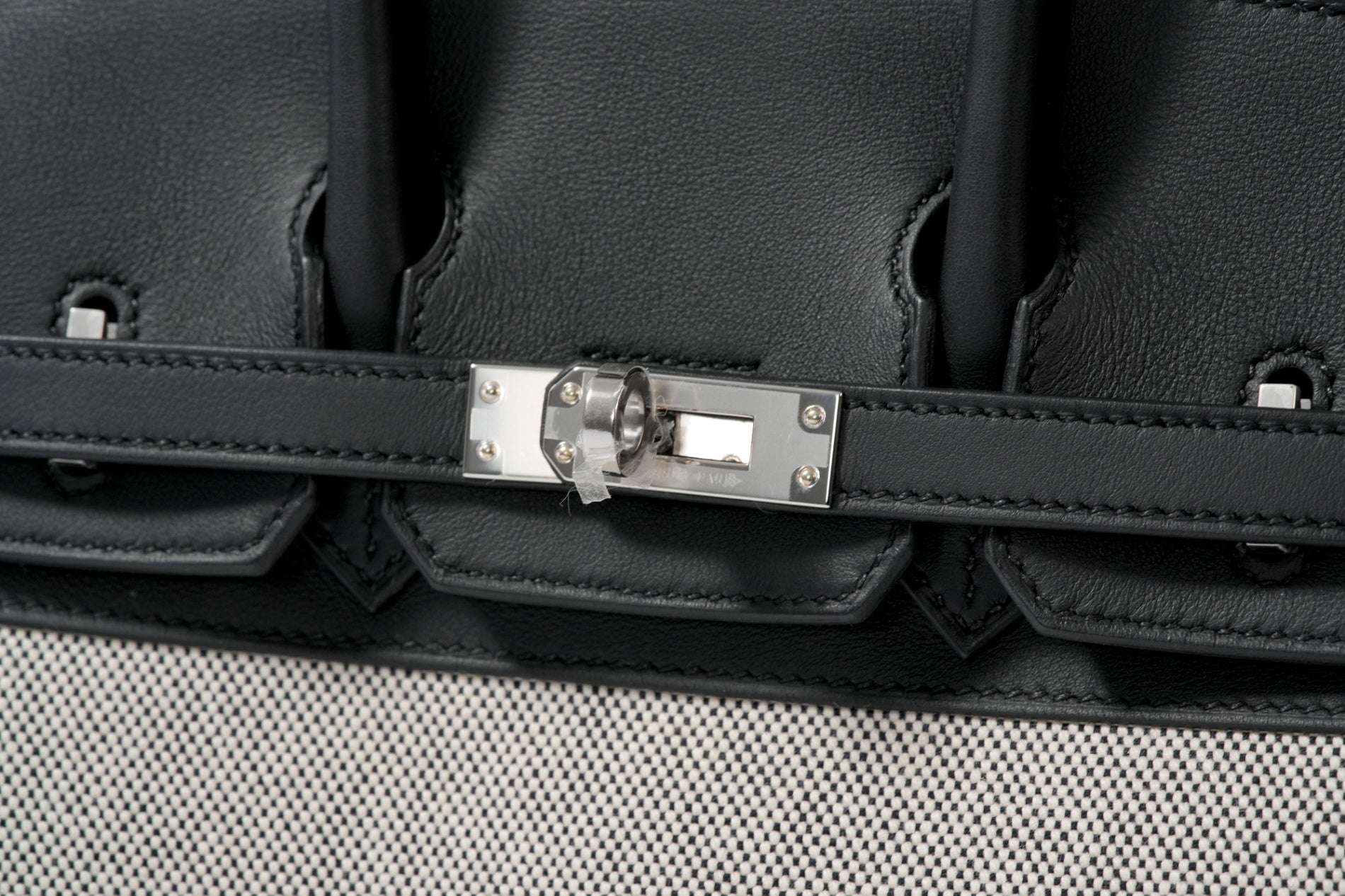 HERMES バーキン25 黒/エクリュ