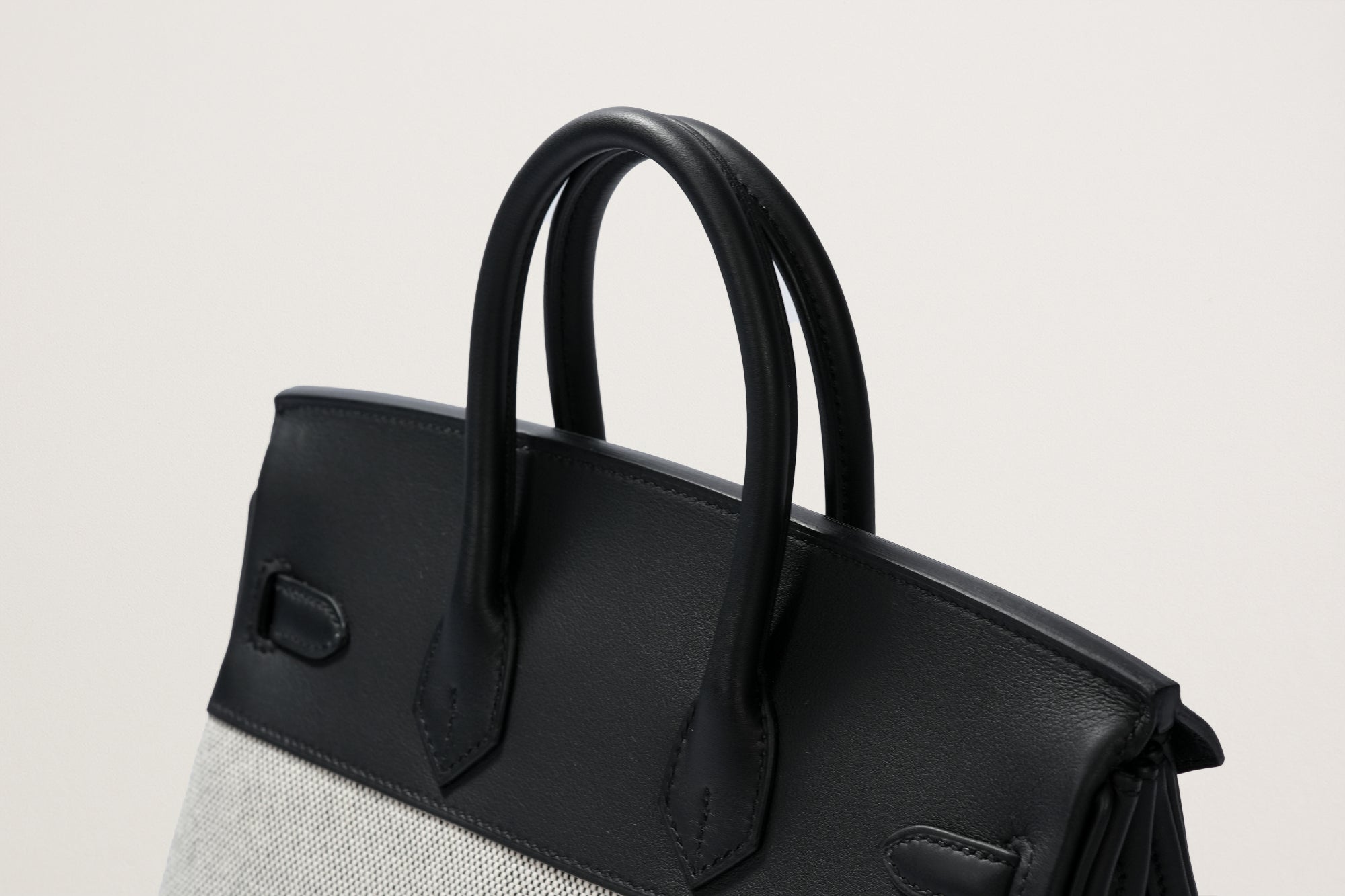 HERMES バーキン25 黒/エクリュ