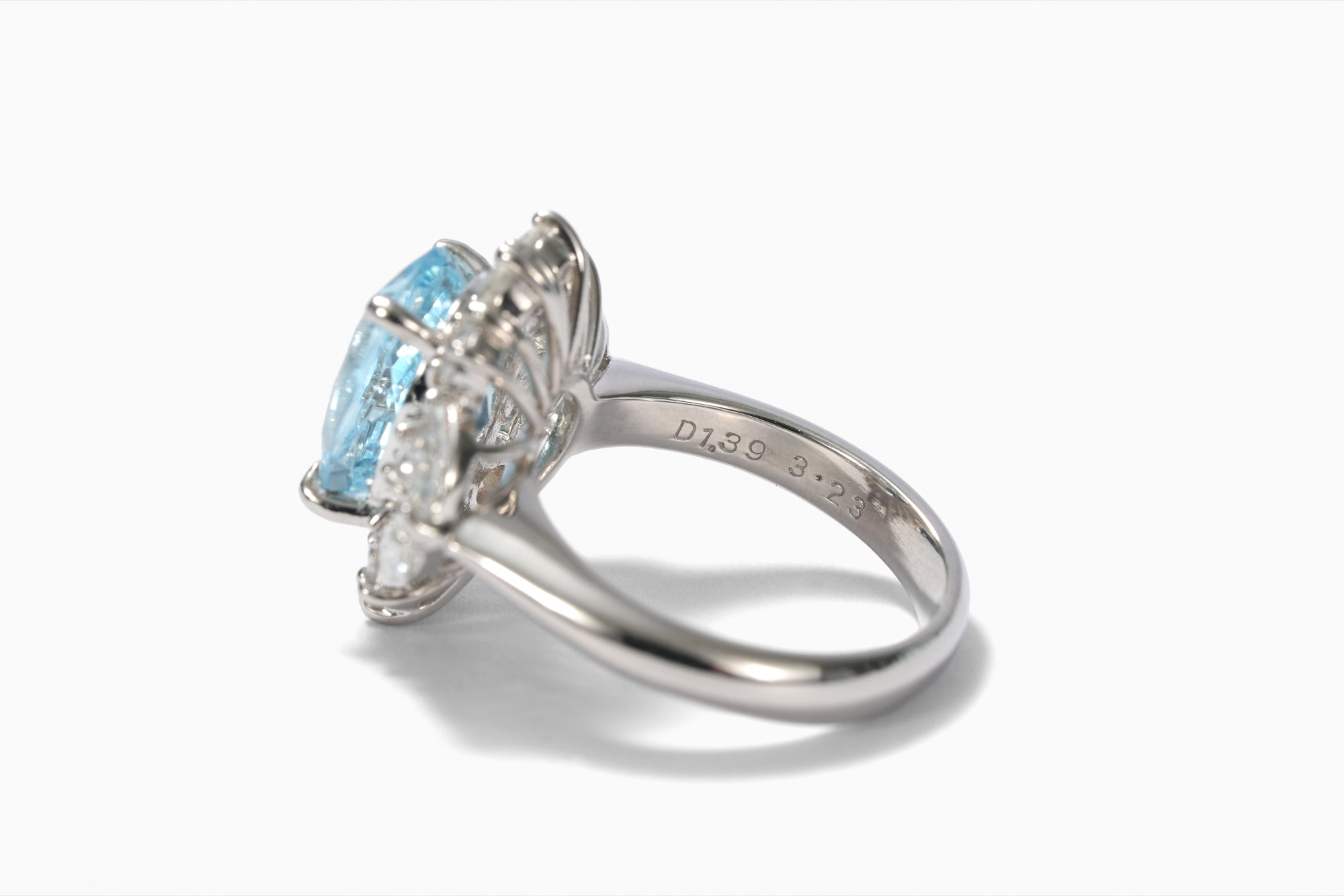 PT900  アクアマリンリング