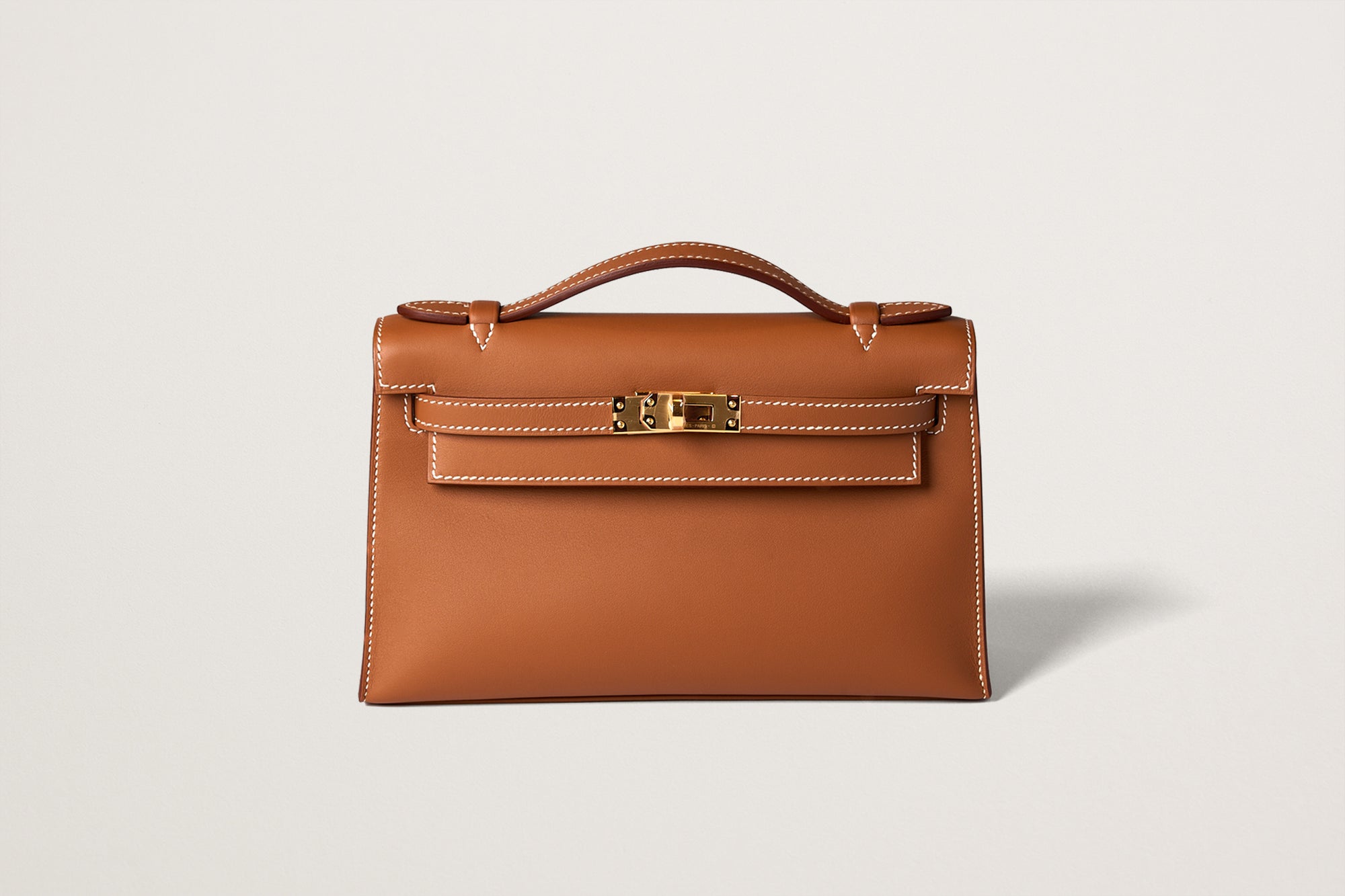 HERMES ポシェットケリー  ゴールド