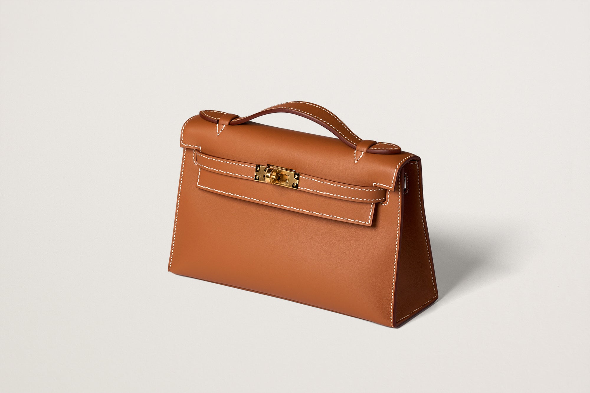 HERMES ポシェットケリー  ゴールド