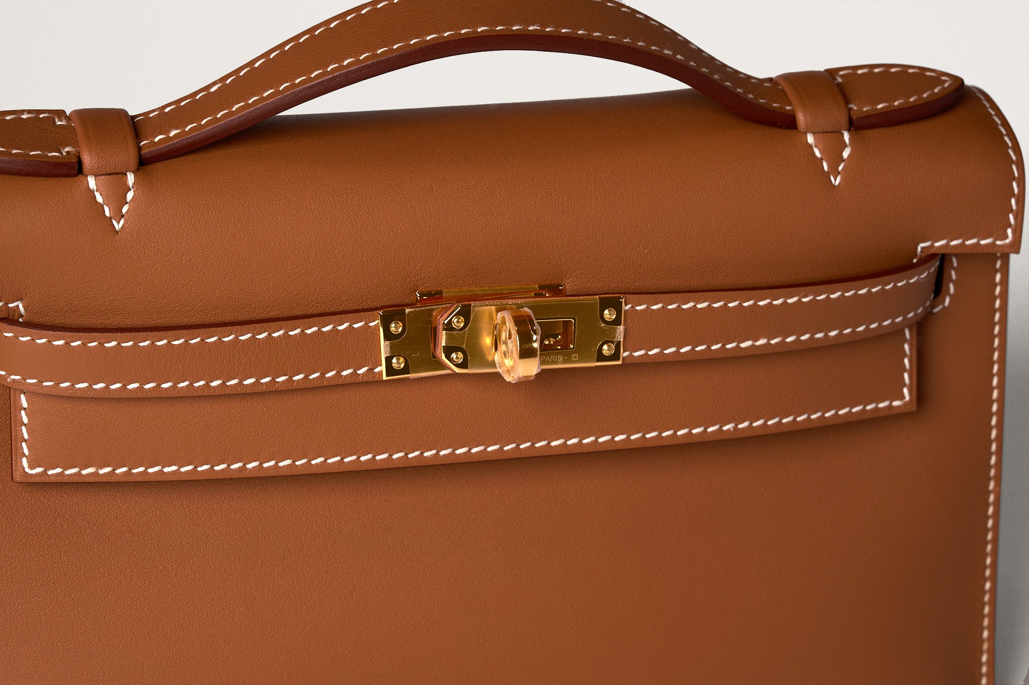 HERMES ポシェットケリー  ゴールド