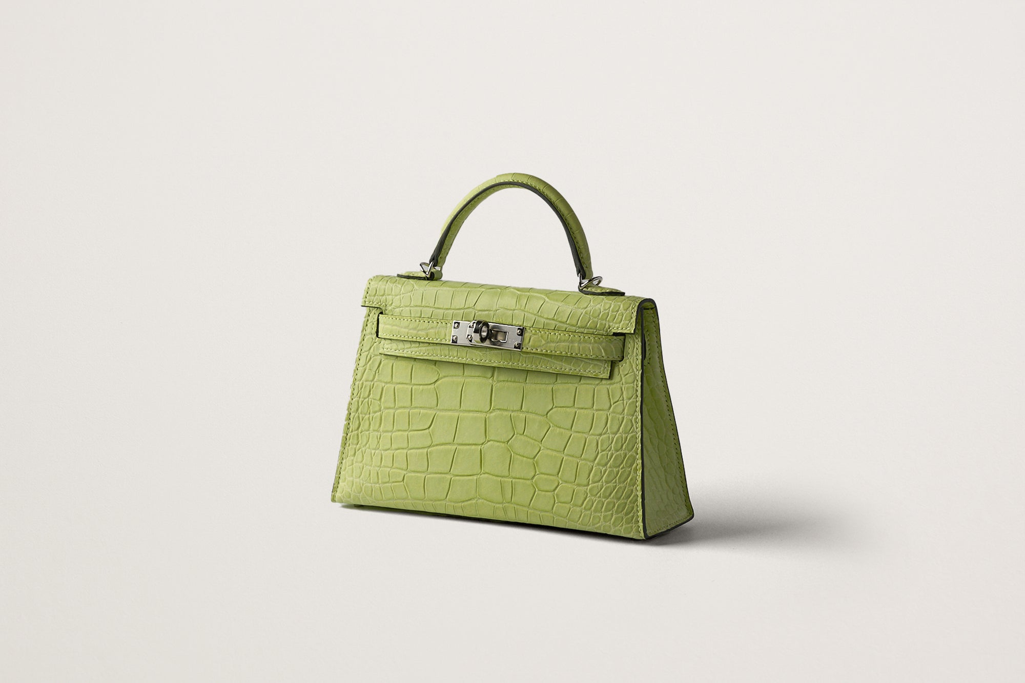 HERMES ミニケリー2 クロコダイル