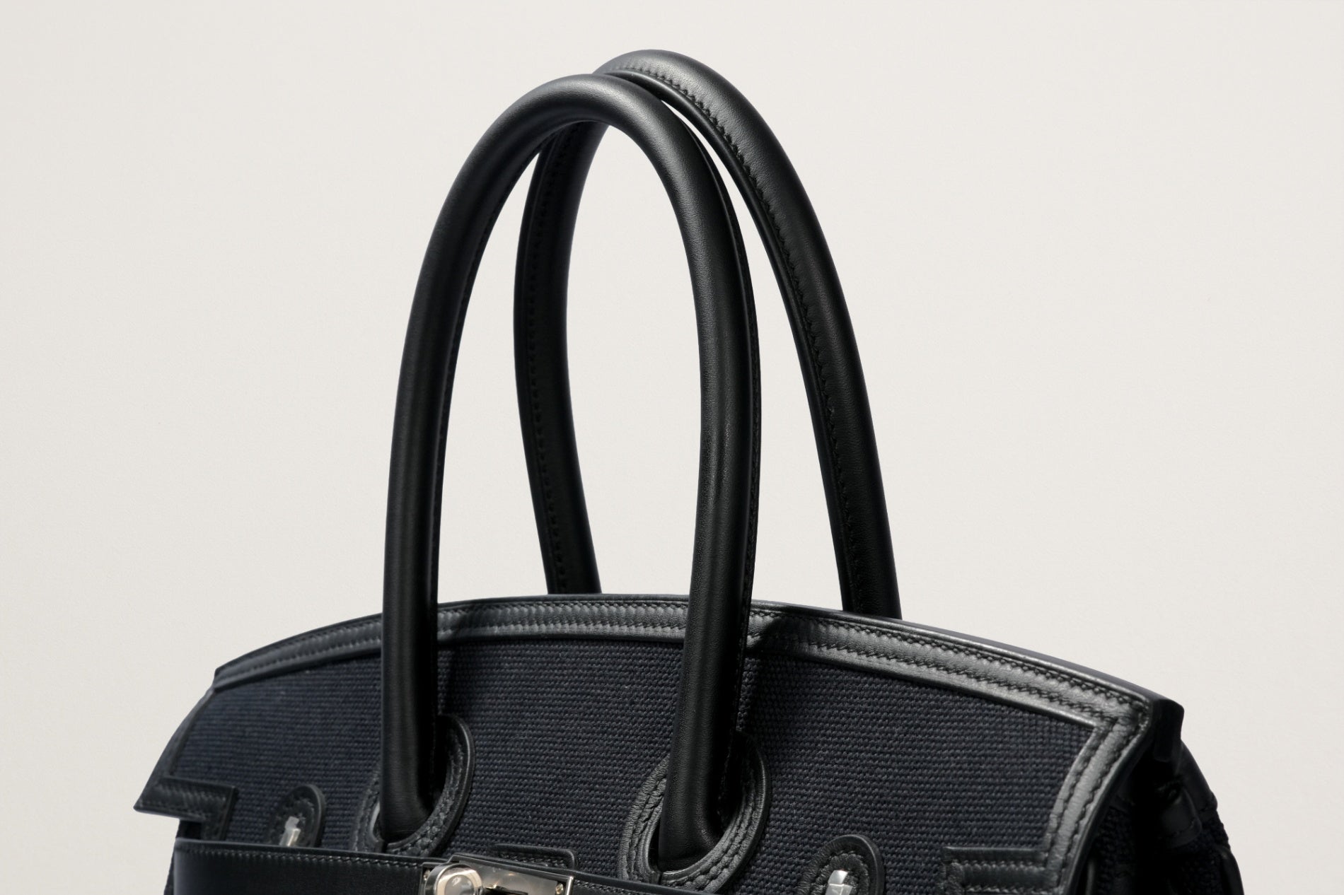 HERMES バーキン35 カーゴ ブルーマリン/黒