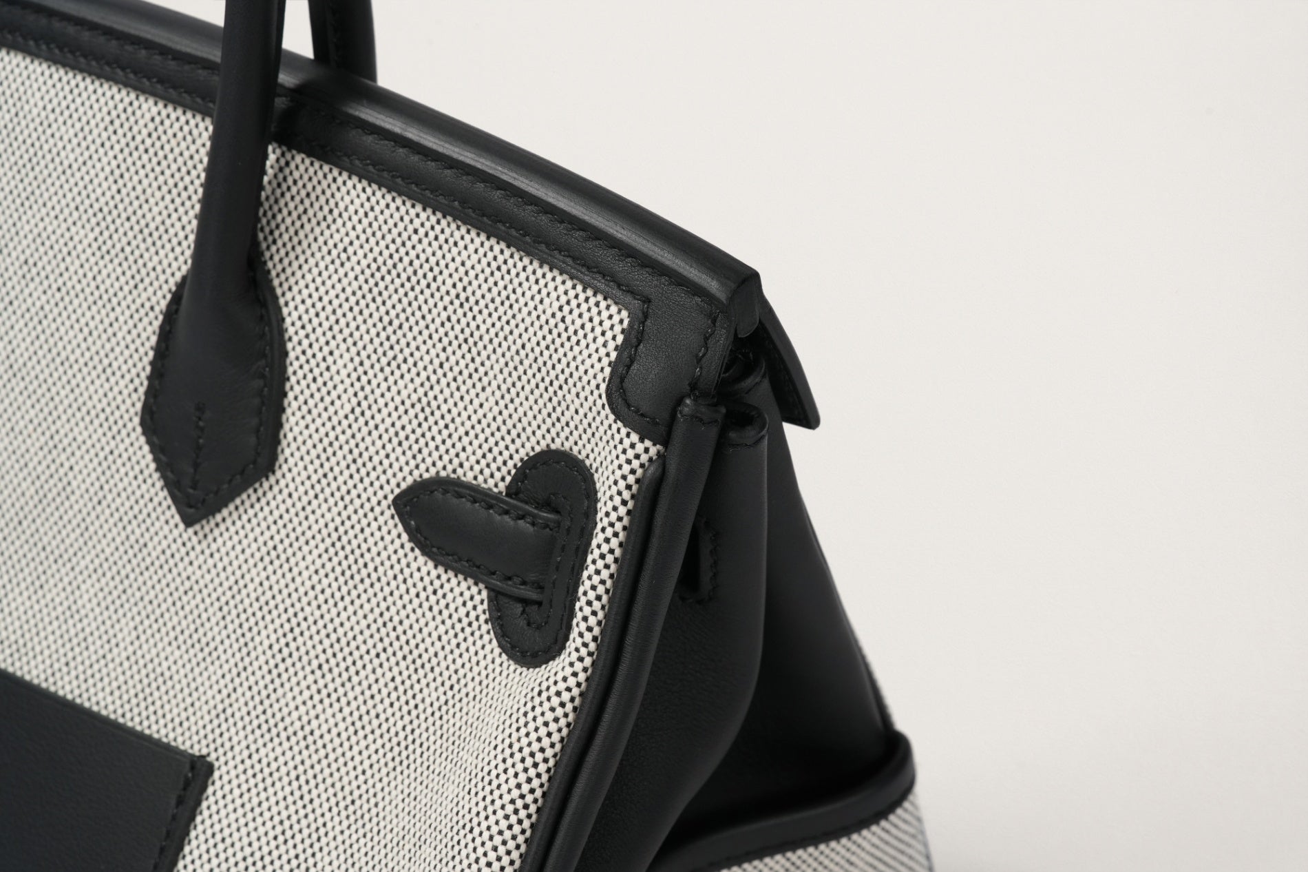 HERMES バーキン25カーゴ 黒／エクリュ