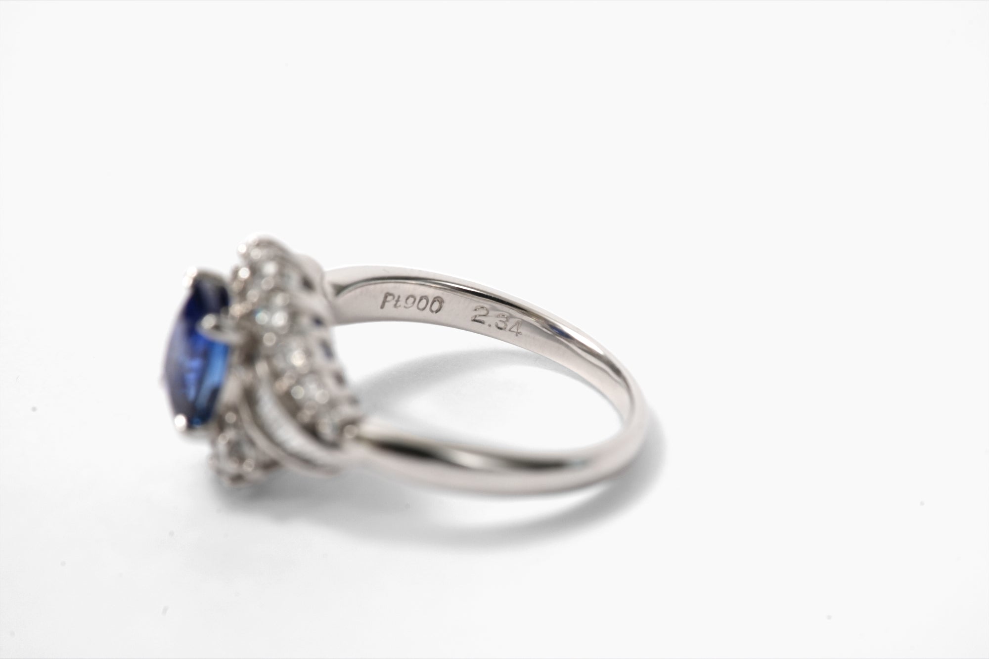 PT900 ブルーサファイア　ダイヤモンド　リング 楽天市場】ロイヤルブルーサファイア 1.25ct リング 12号 PT900