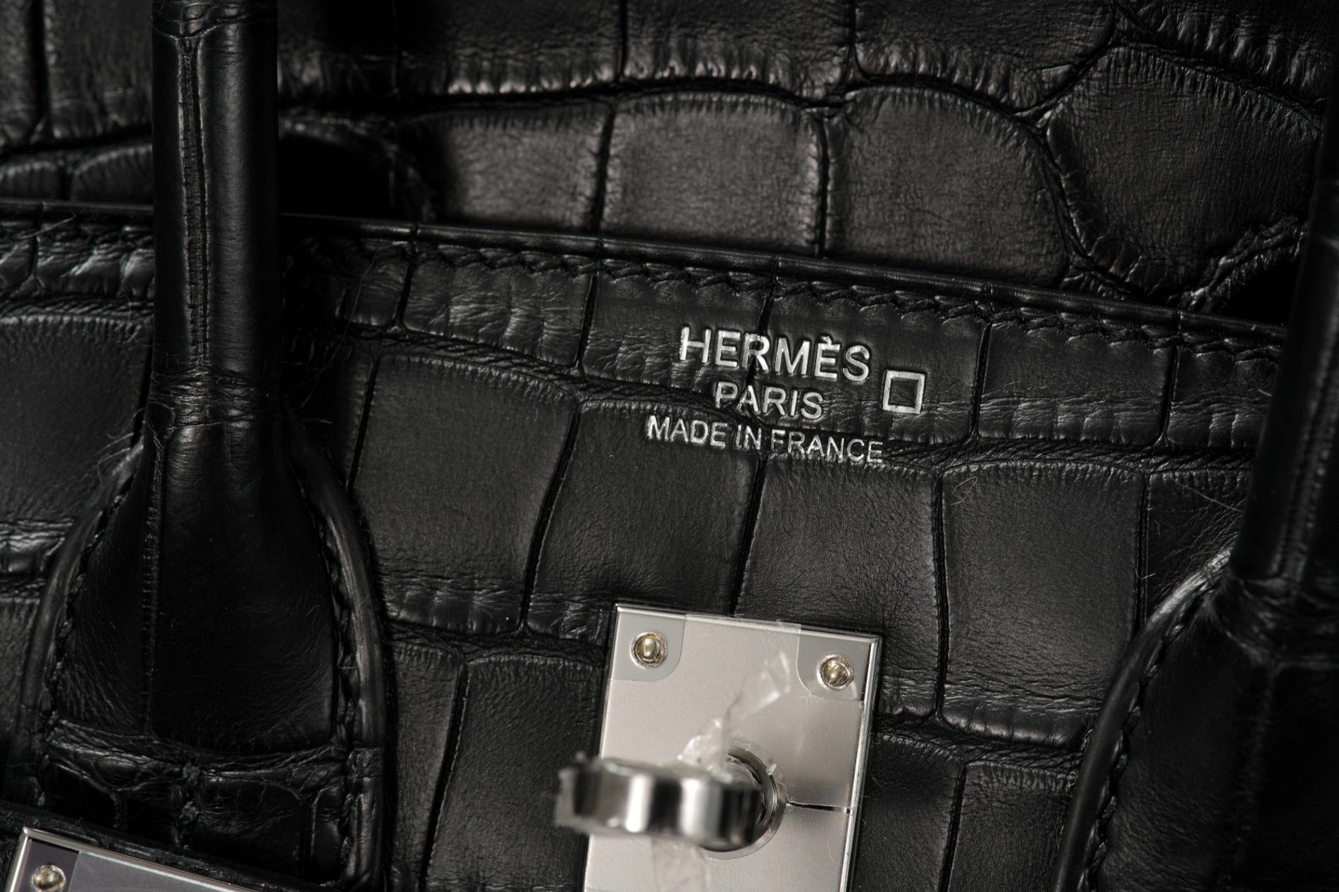 HERMES バーキン25 クロコダイル 黒