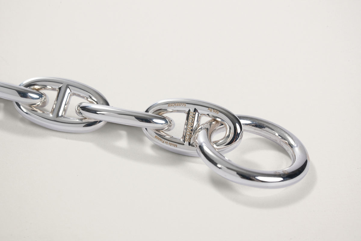 HERMES Ag925 シェーヌダンクルGM 13コマ ブレスレット