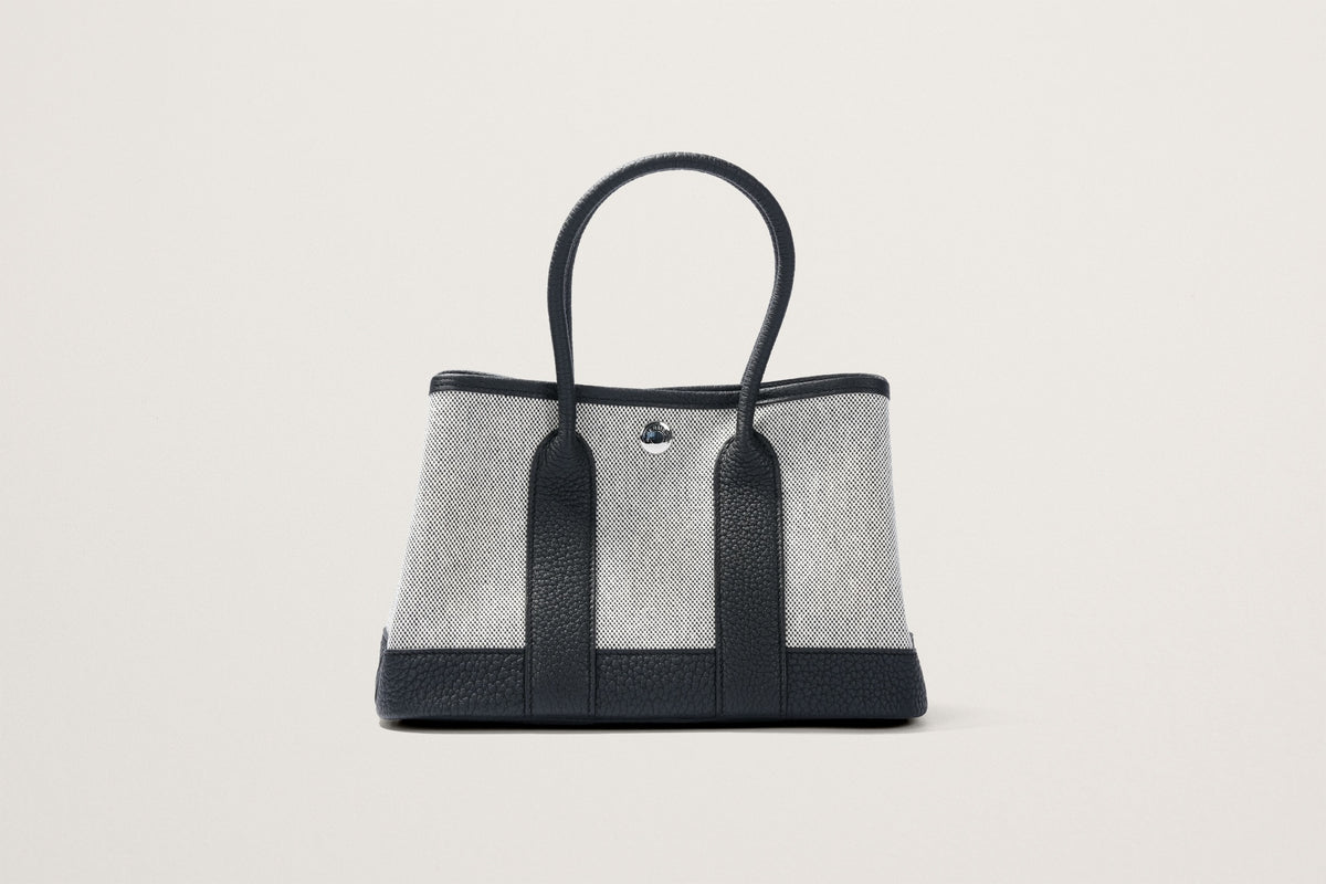 HERMES ネオ・ガーデン23 黒/エクリュ