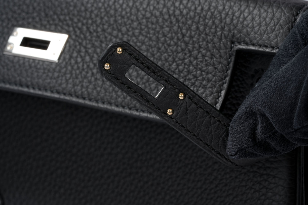 HERMES ケリー 25 内縫い 黒