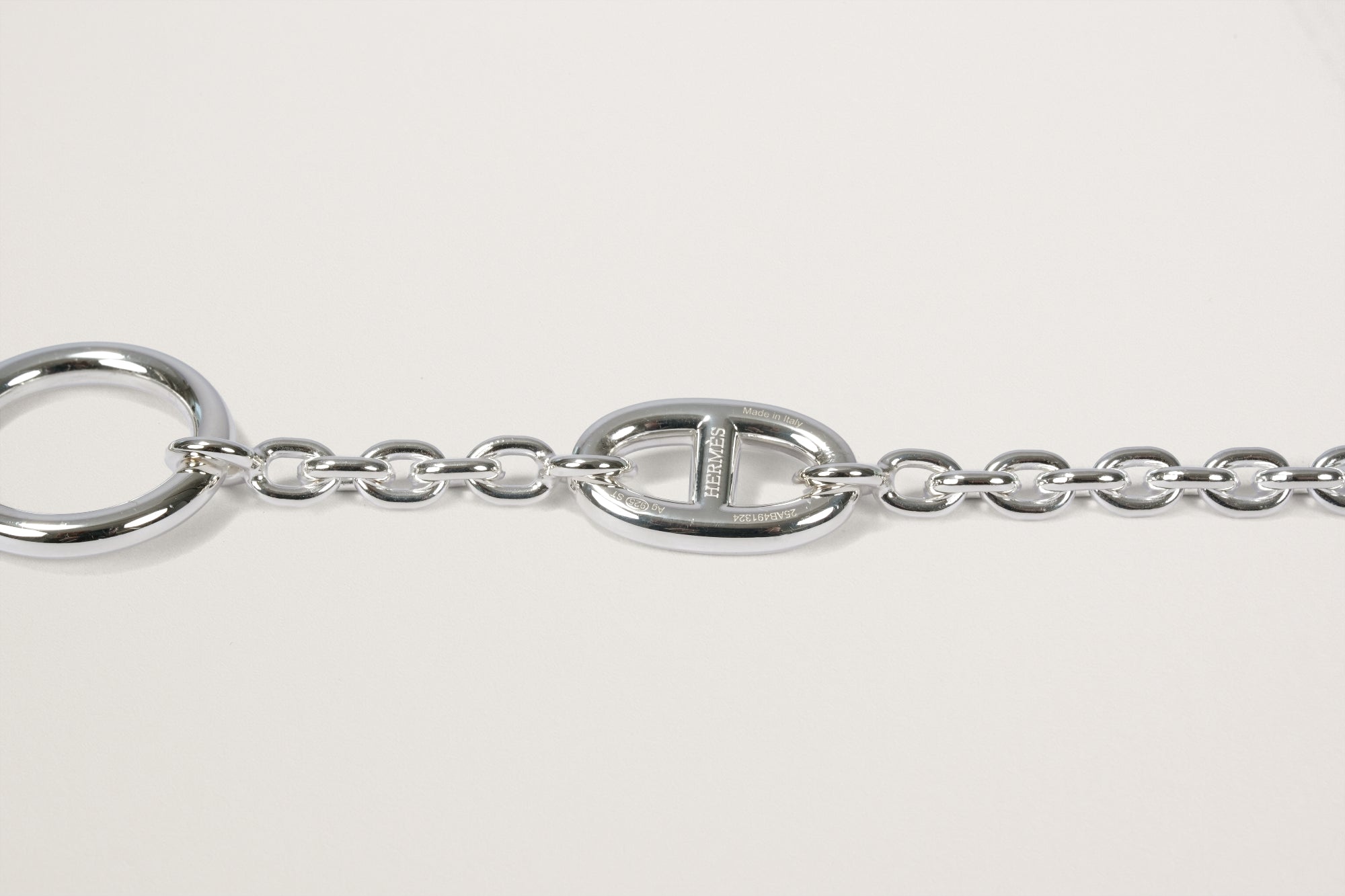 HERMES Ag925 シェーヌダンクル ファランドールST ブレスレット