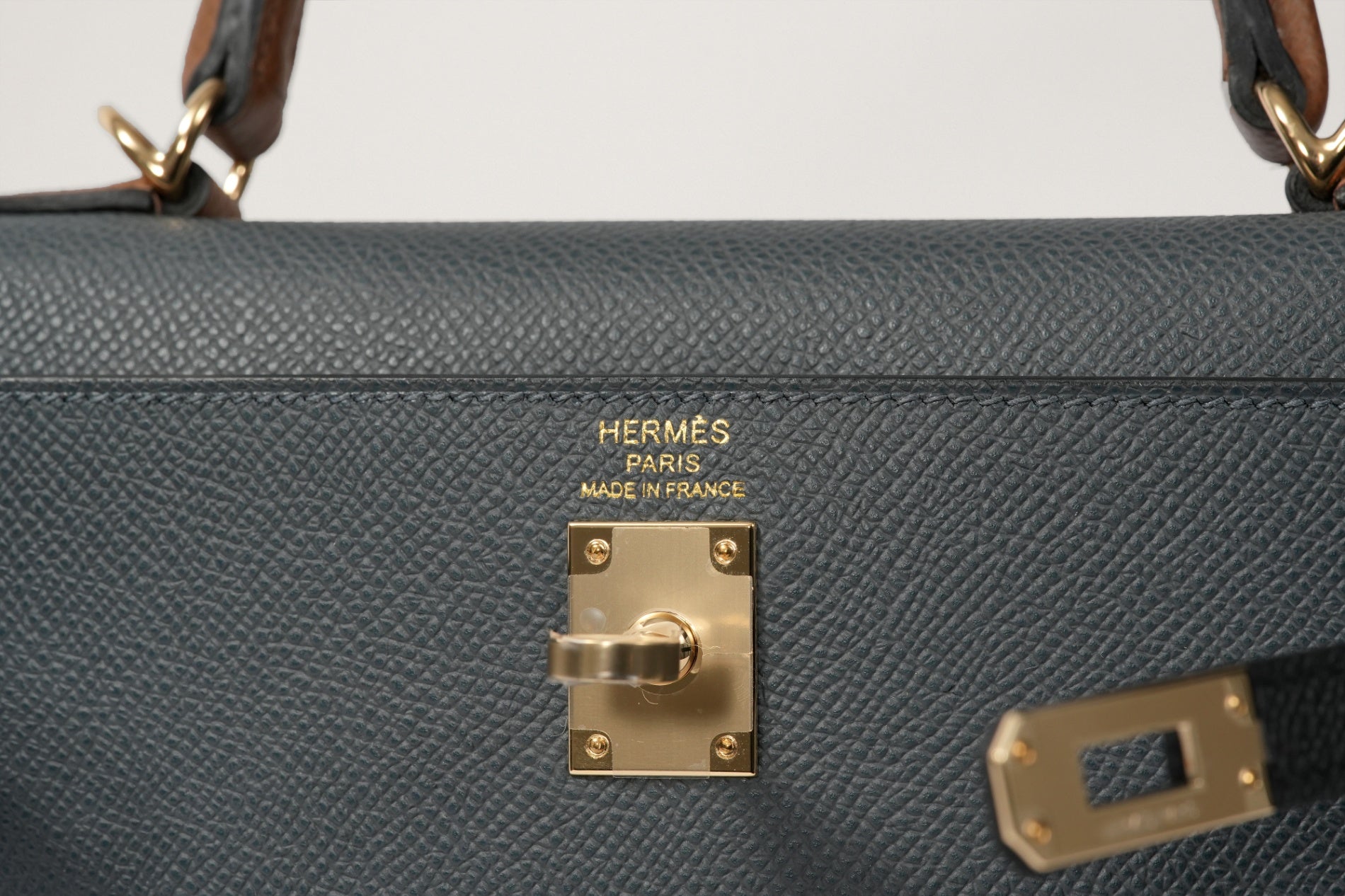 HERMES ケリー25 グリミスティ/黒/アルザン