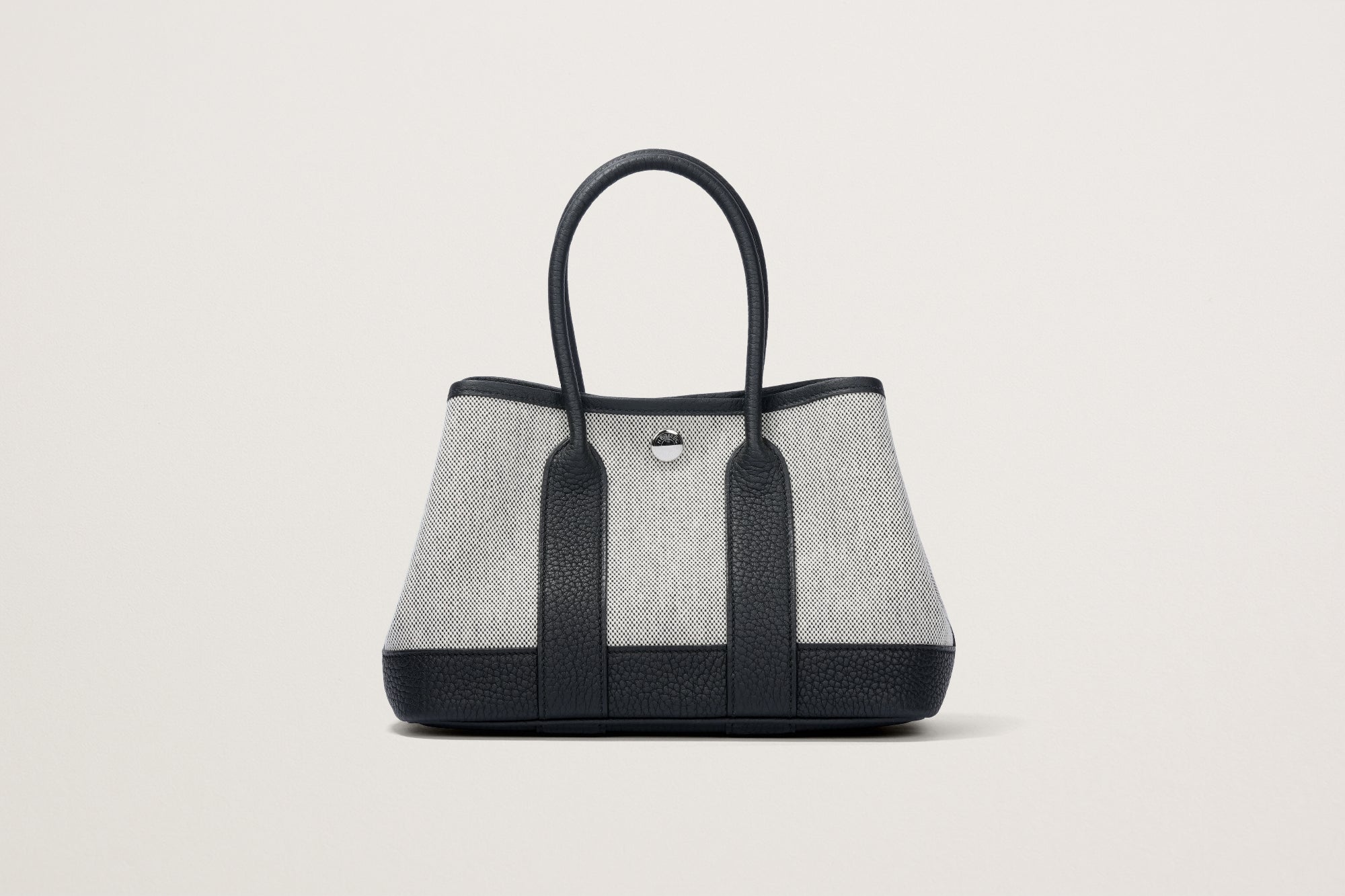 HERMES ネオ・ガーデン23 黒/エクリュ