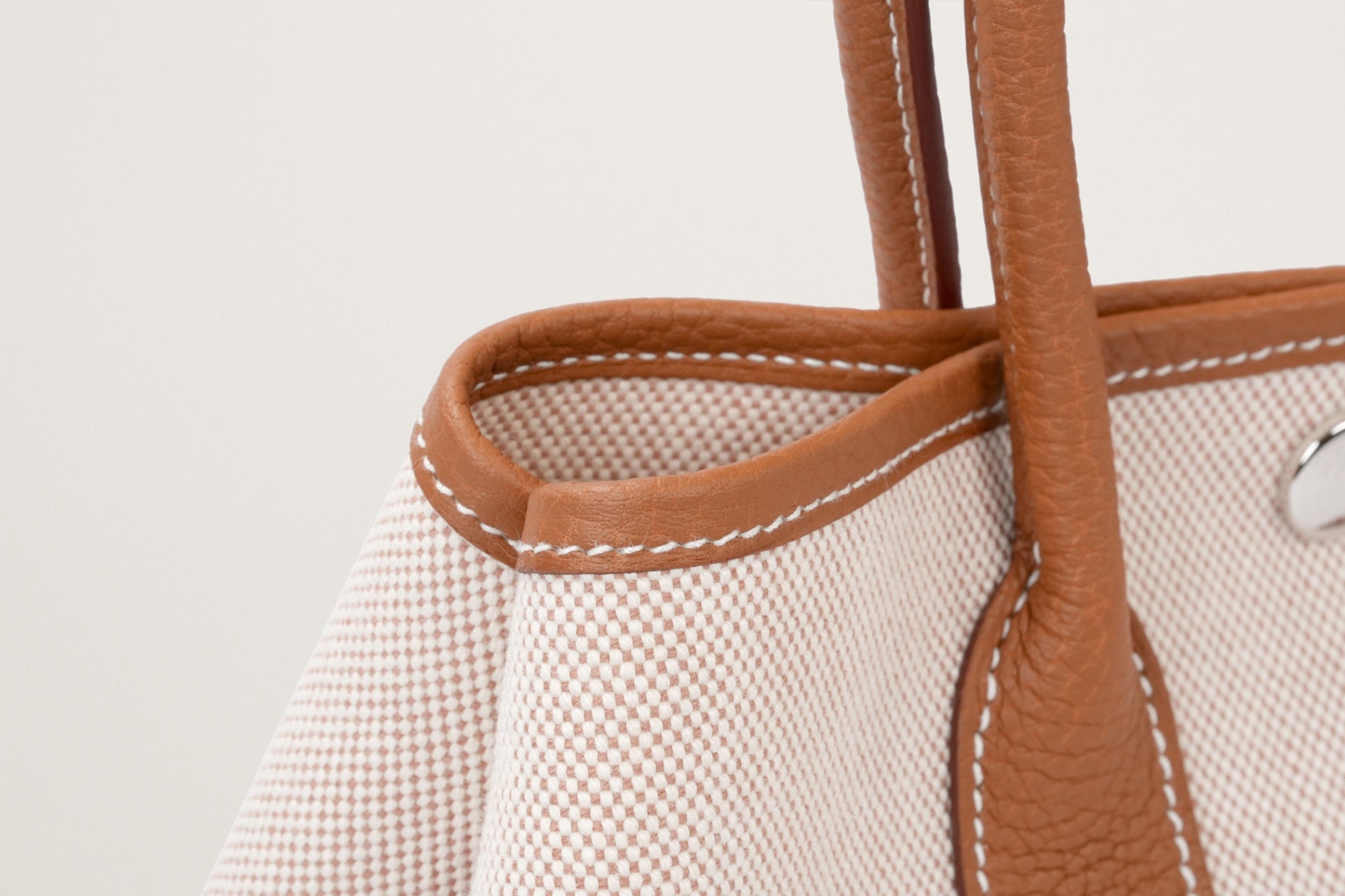 HERMES ネオ・ガーデン23 ゴールド/エクリュ