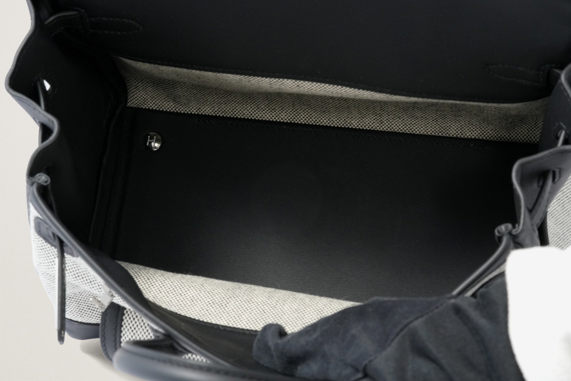 HERMES バーキン25 カーゴ 黒/エクリュ