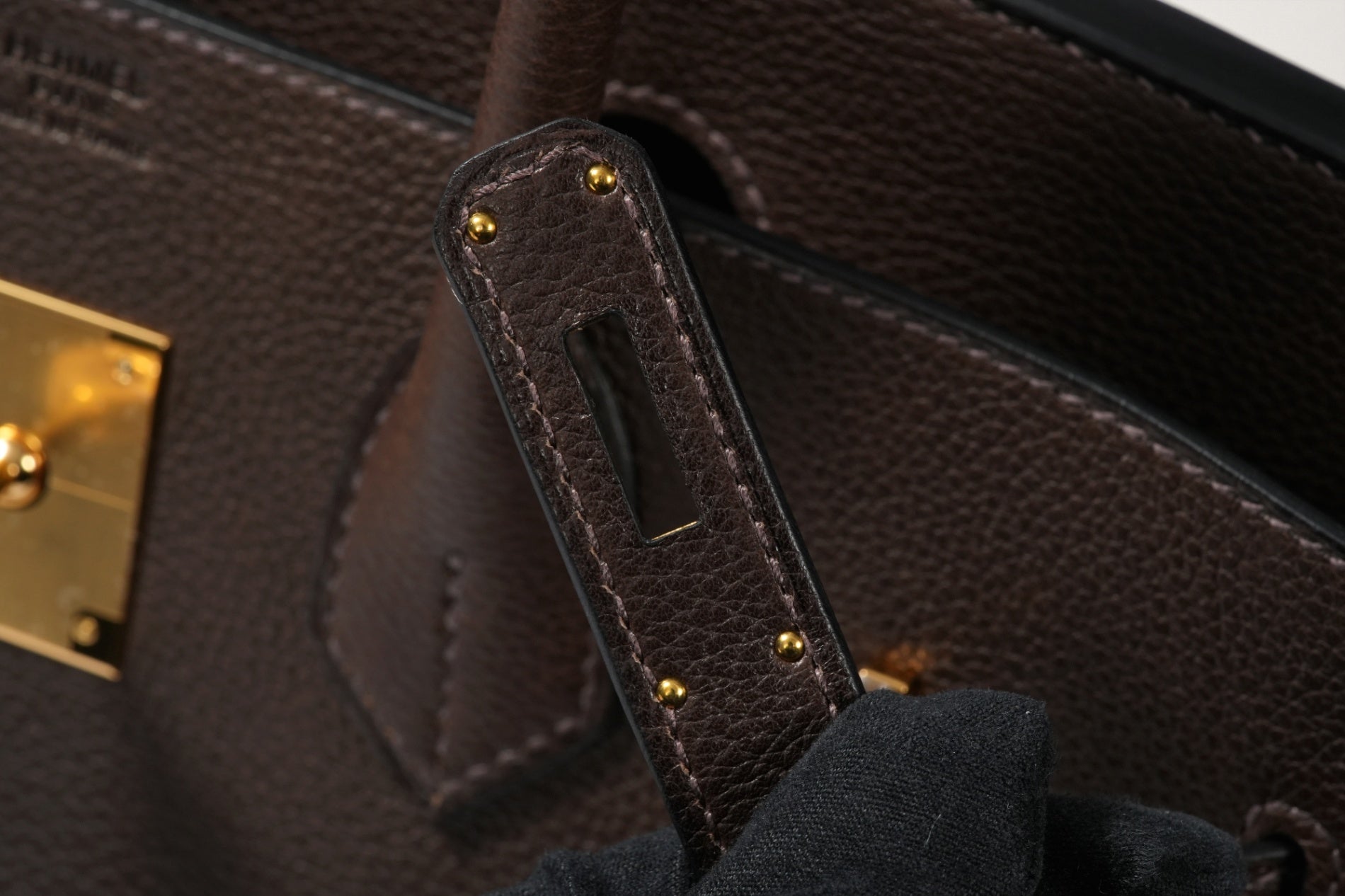 HERMES ショルダーバーキンライト29 エベンヌ