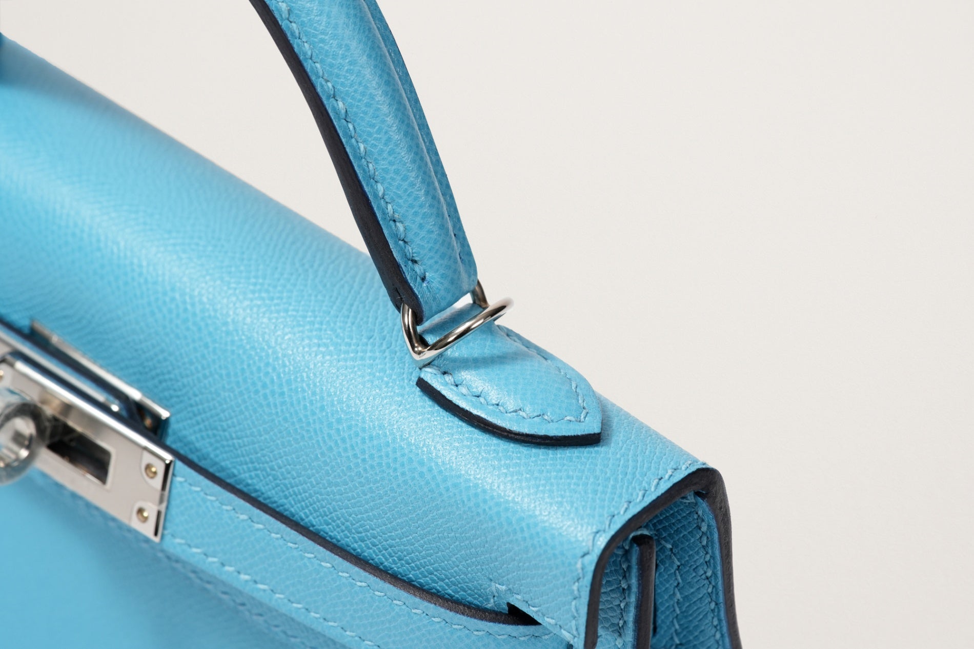 HERMES ミニケリー2 ブルーノール