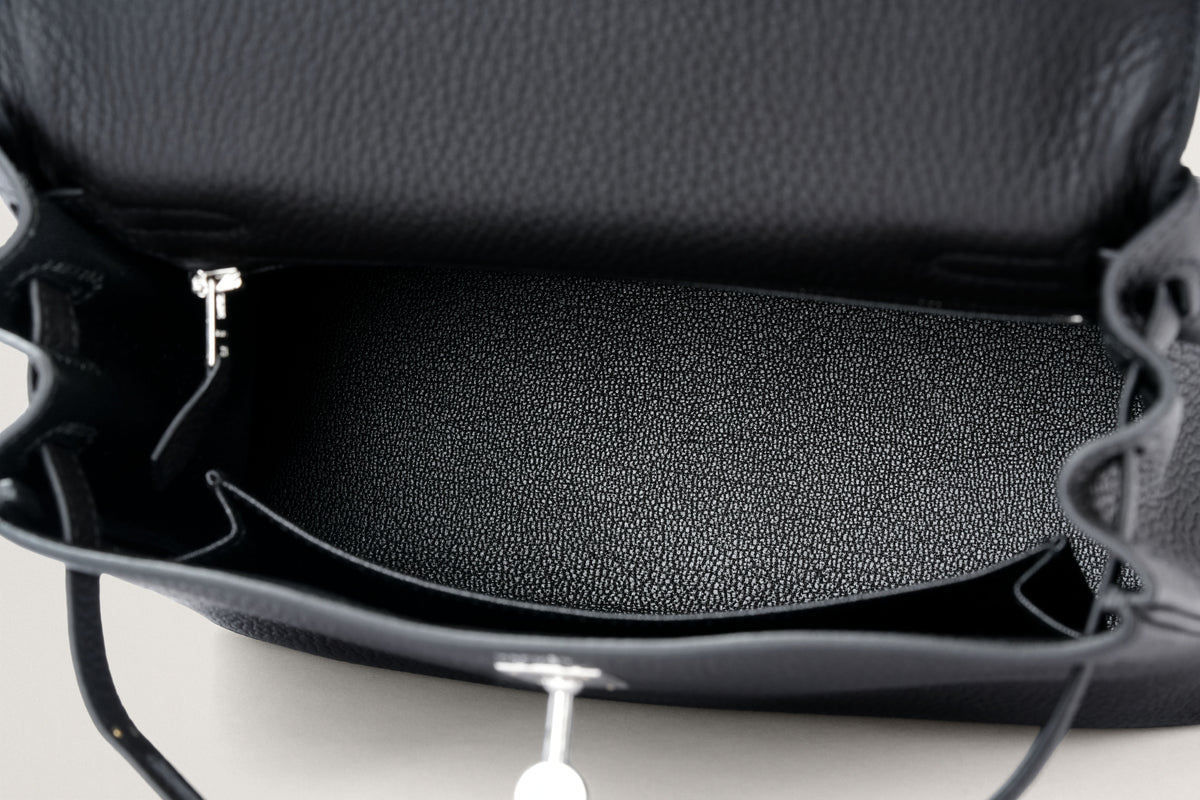 HERMES ケリー 25 内縫い 黒