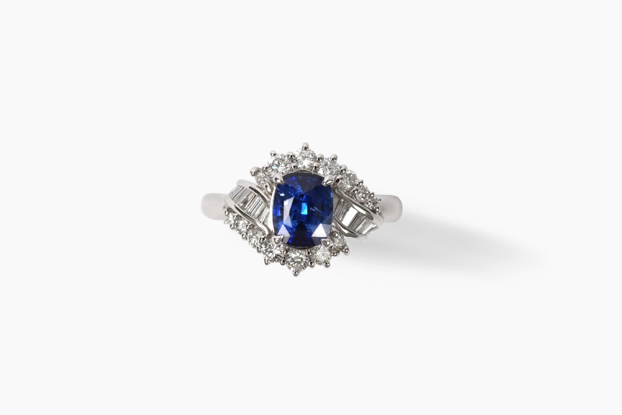 PT900 ブルーサファイア リング – GINZA SATAKE