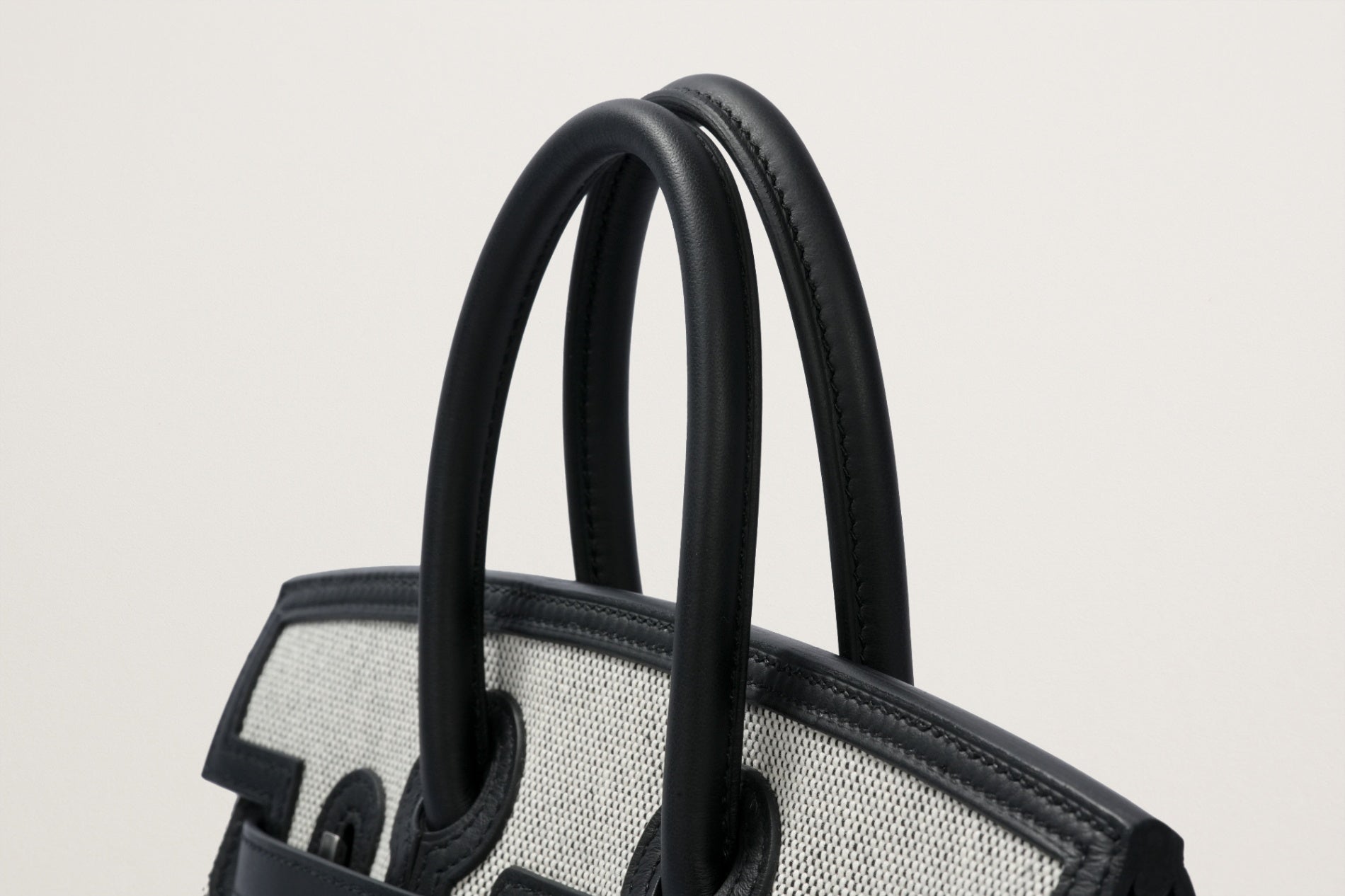 HERMES バーキン25 カーゴ 黒/エクリュ