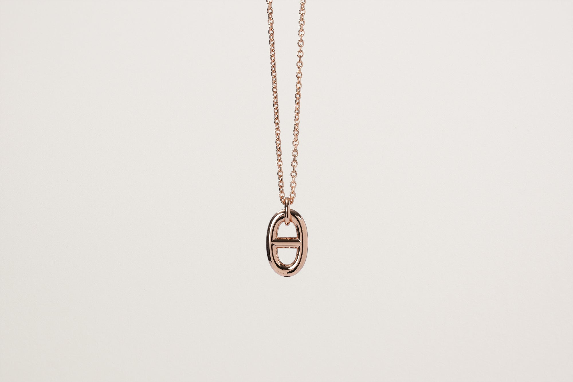 HERMES K18PG ファランドールPM ネックレス