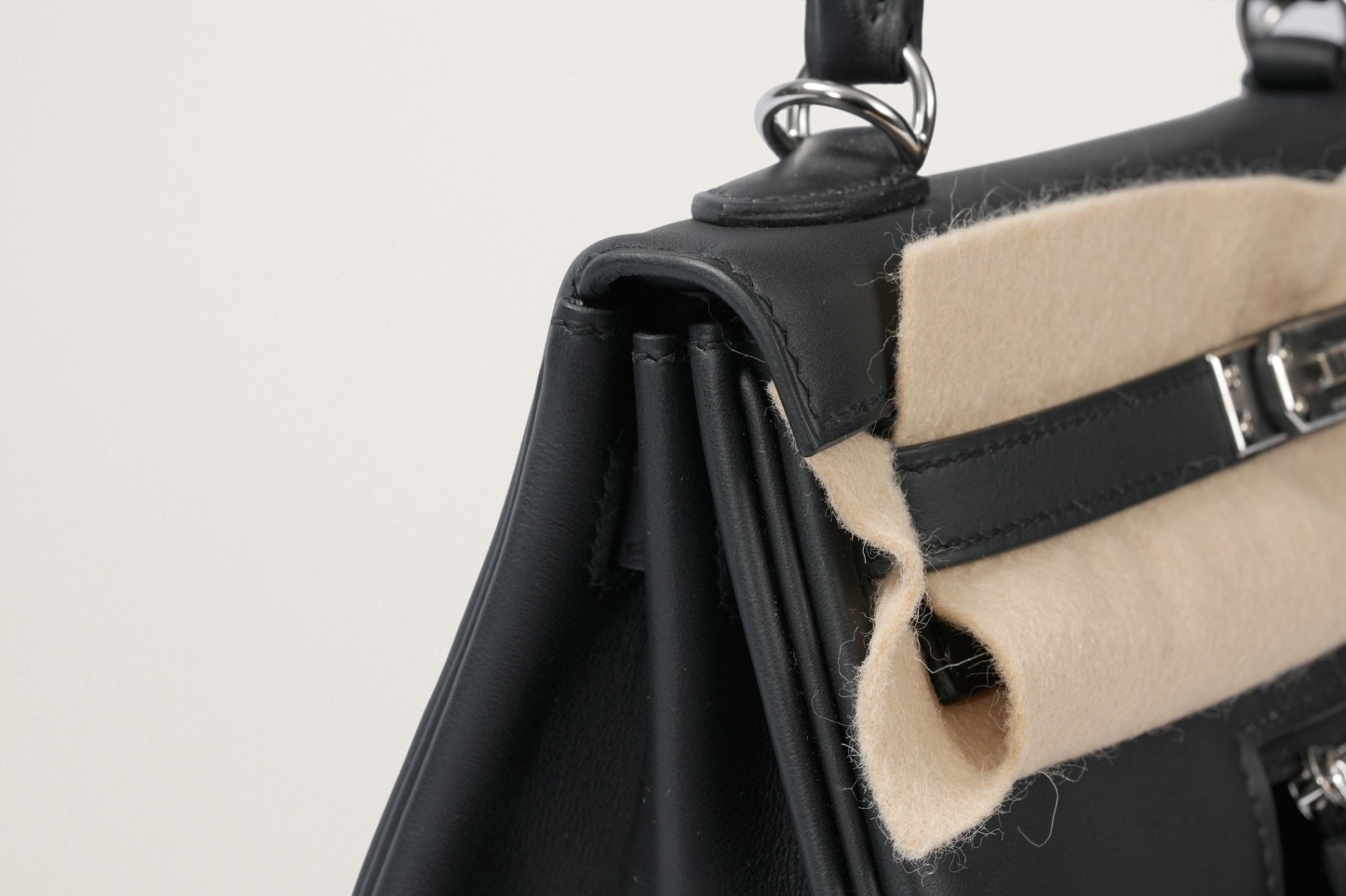 HERMES ケリー25 カラーマティック 内縫い 黒