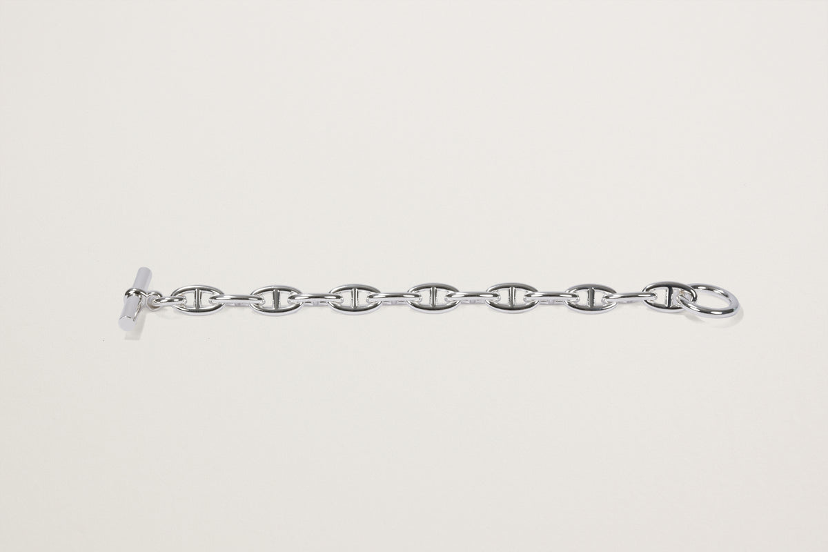 HERMES Ag925 シェーヌダンクルGM 13コマ ブレスレット
