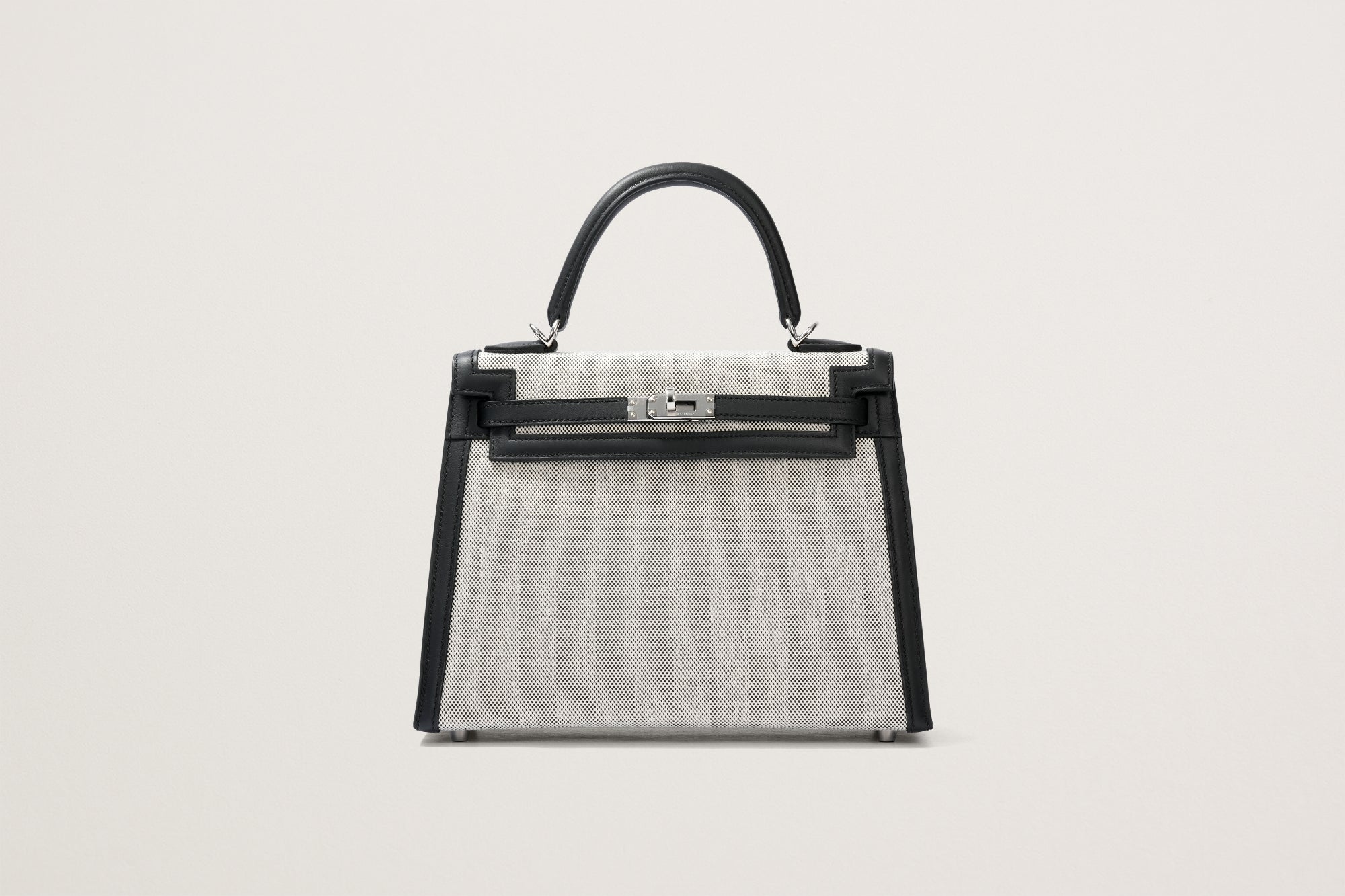 HERMES ケリー25 黒/エクリュ – GINZA SATAKE