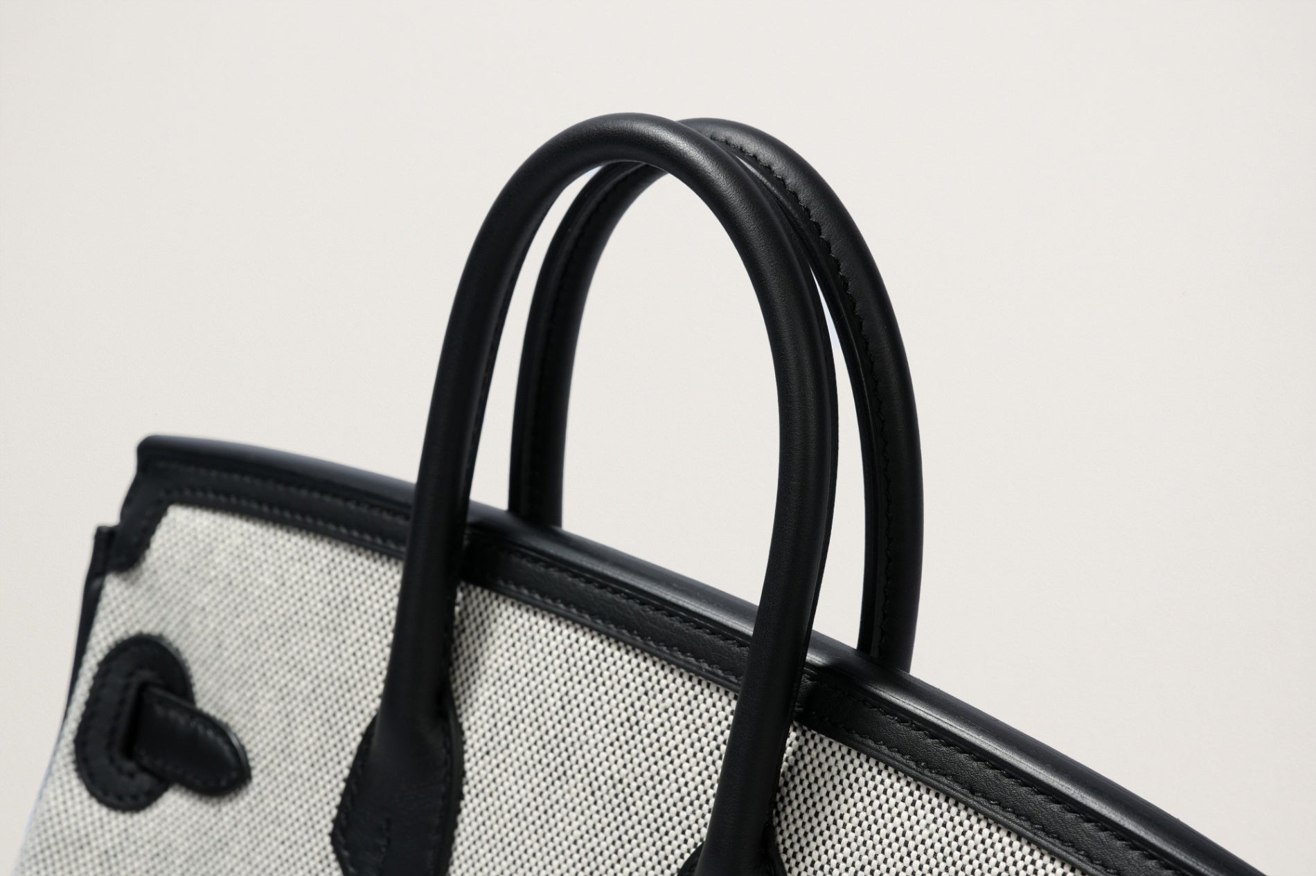 HERMES バーキン25カーゴ 黒/エクリュ