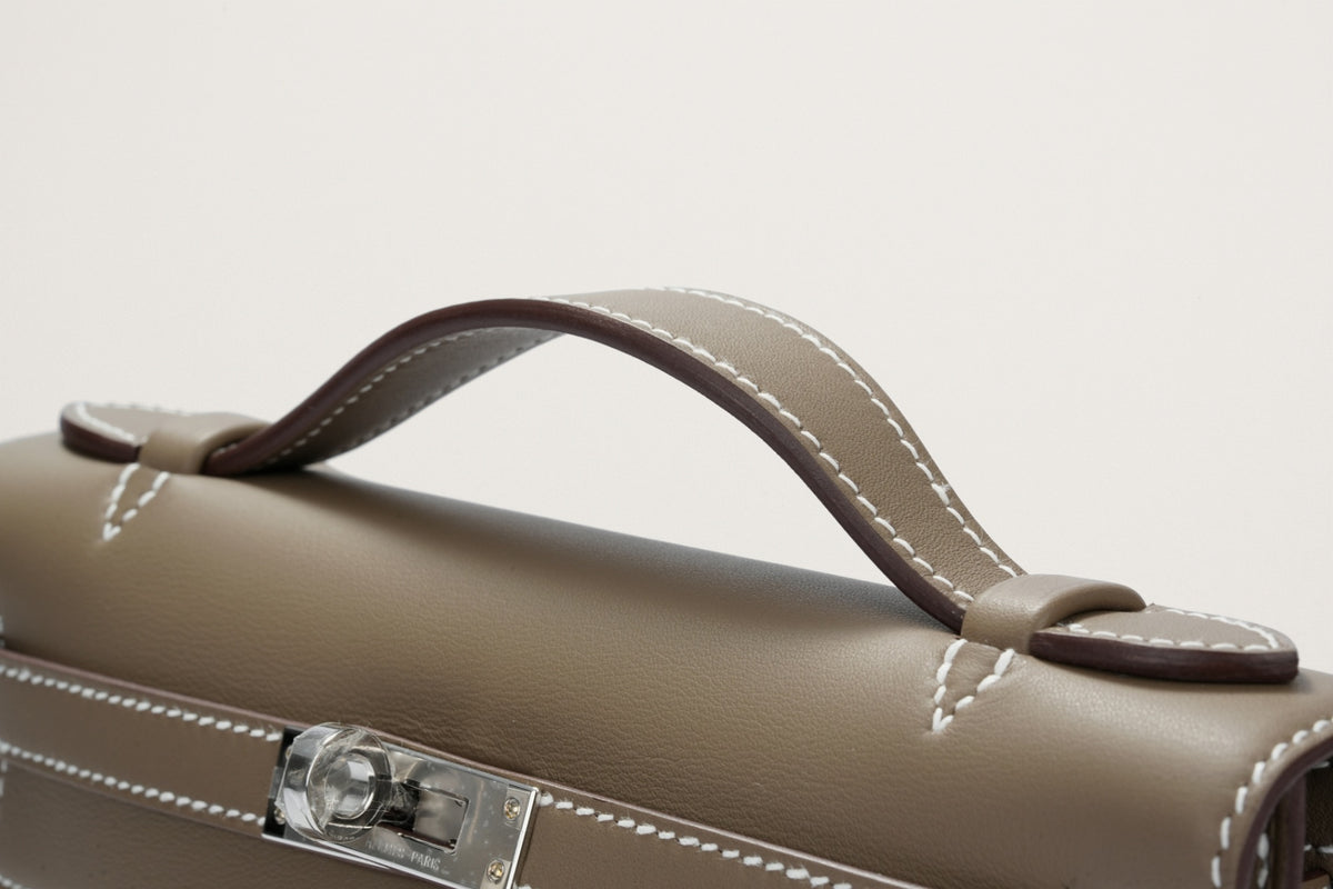HERMES ポシェットケリー エトゥープ
