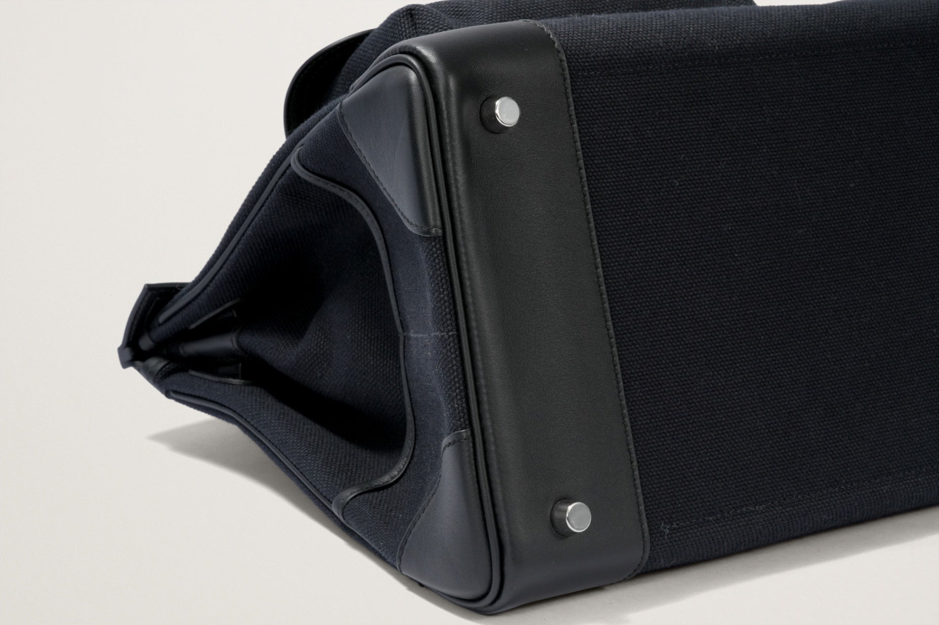 HERMES バーキン35 カーゴ ブルーマリン/黒