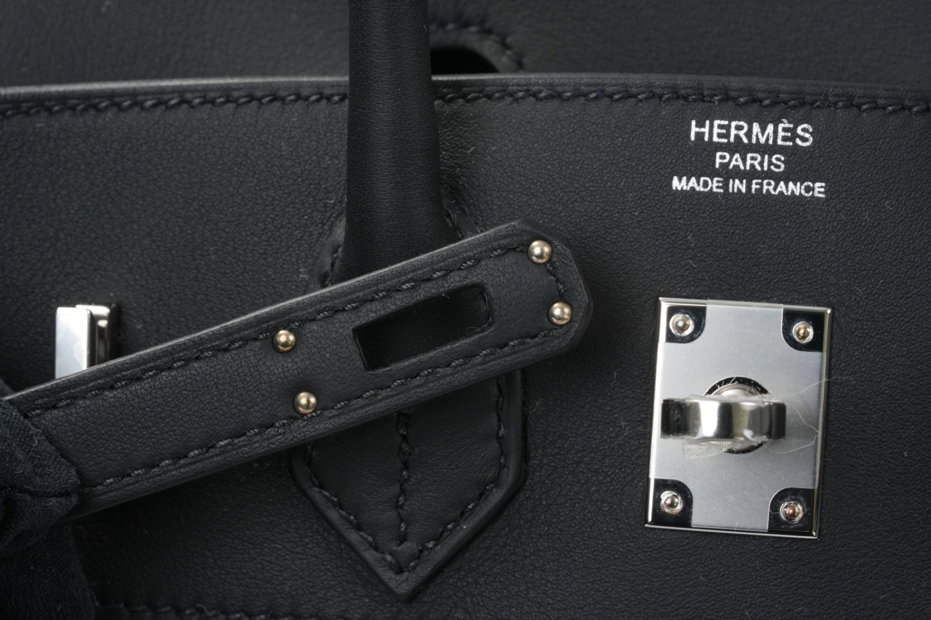 HERMES バーキン25 黒/エクリュ