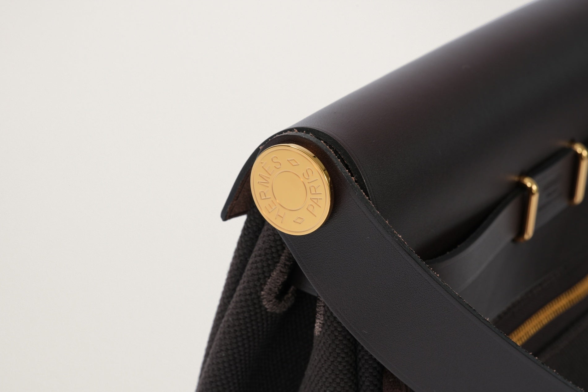 HERMES エールバッグミニ エベンヌ