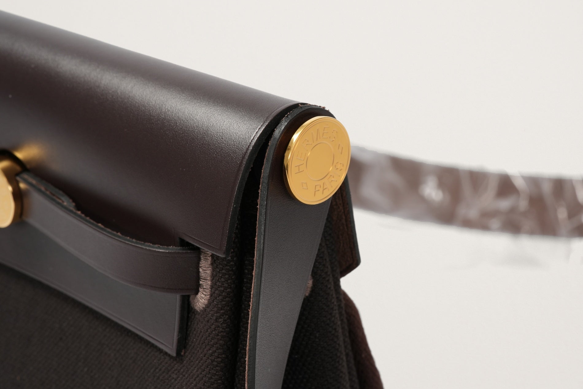 HERMES エールバッグミニ エベンヌ