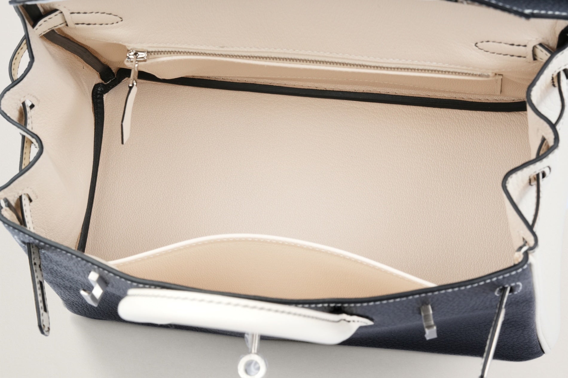 HERMES バーキン25 スペシャルオーダー 黒/ナタ