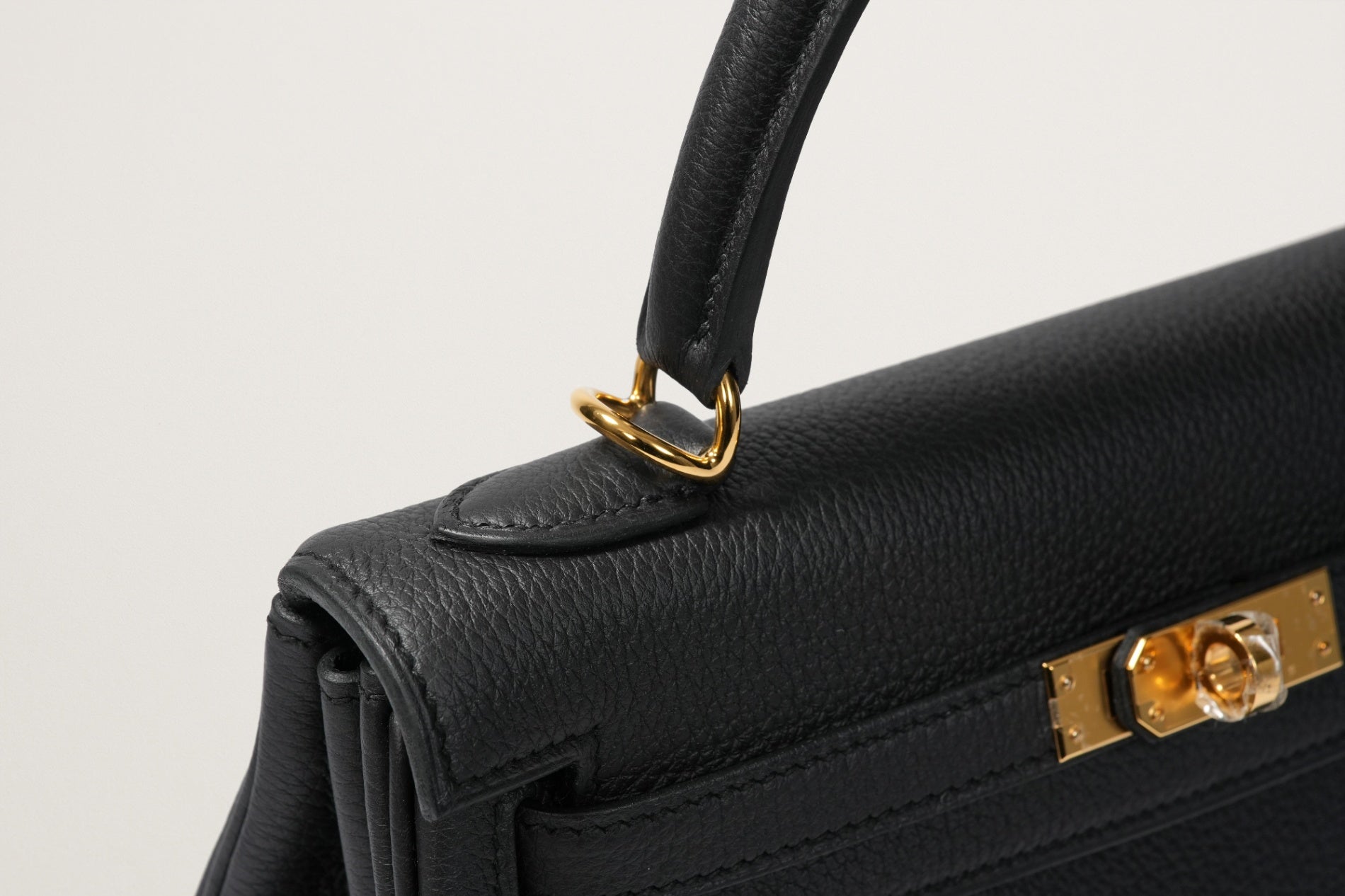 HERMES ケリー25 内縫い 黒