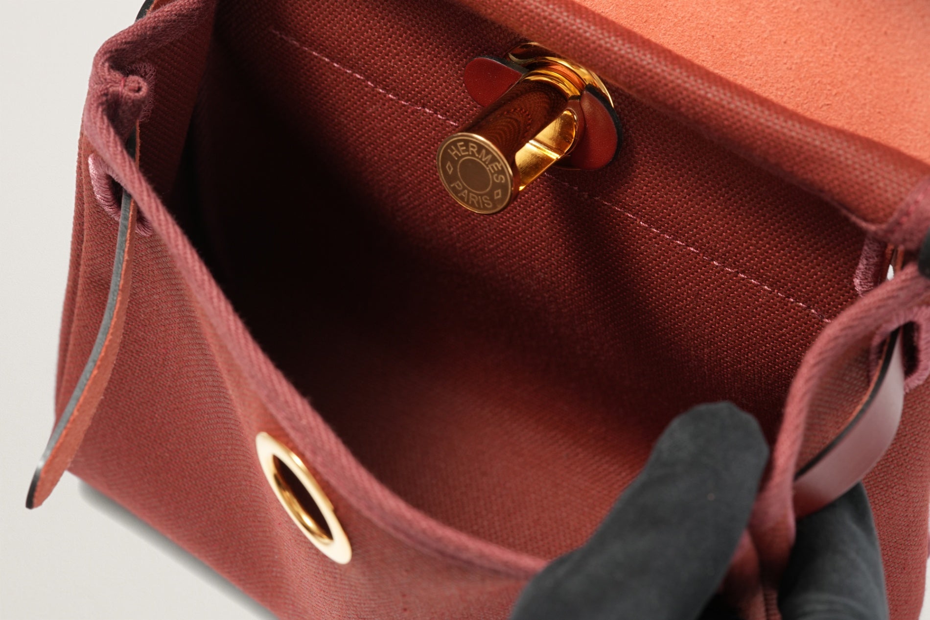 HERMES エールバッグミニ ルージュアッシュ