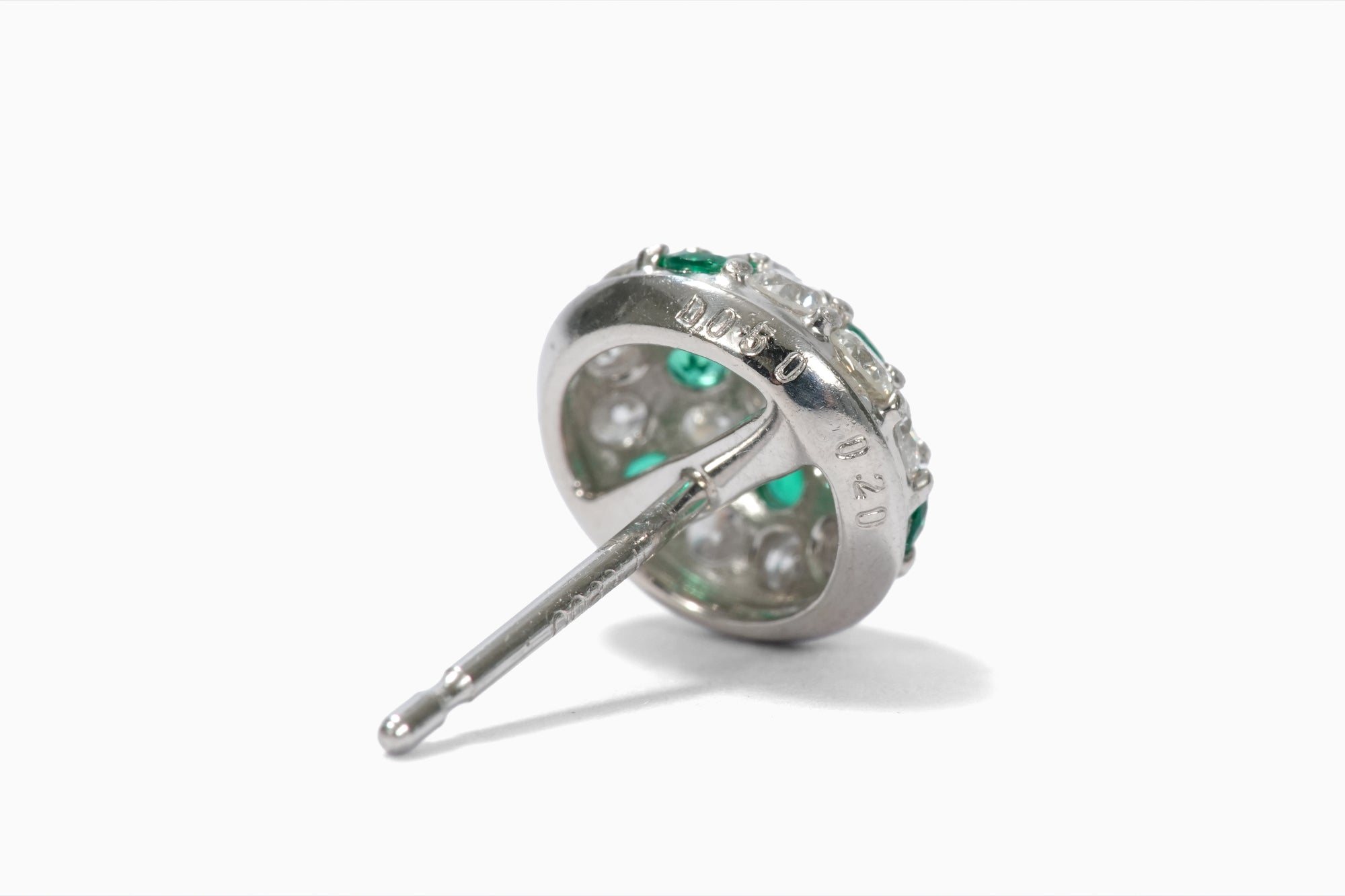 PT900 エメラルド ピアス – GINZA SATAKE