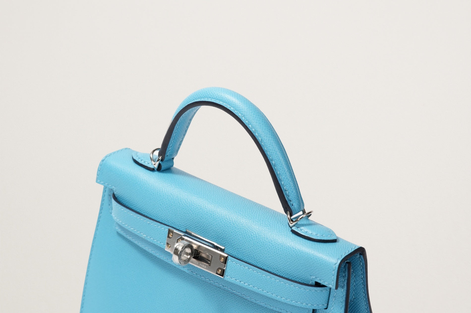 HERMES ミニケリー2 ブルーノール