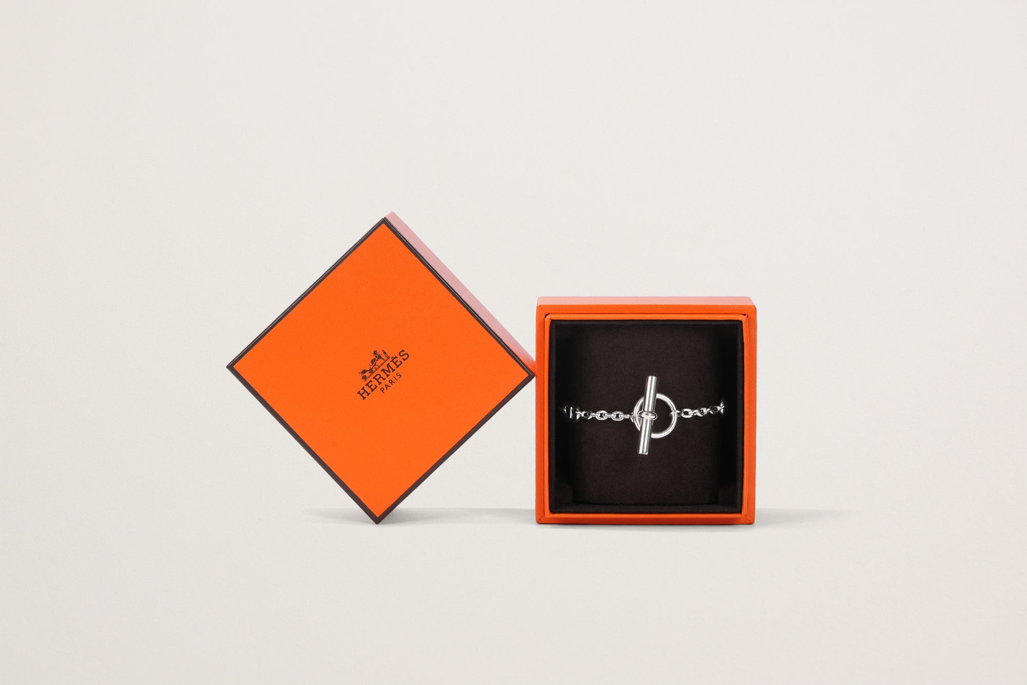 HERMES Ag925 シェーヌダンクル ファランドールST ブレスレット