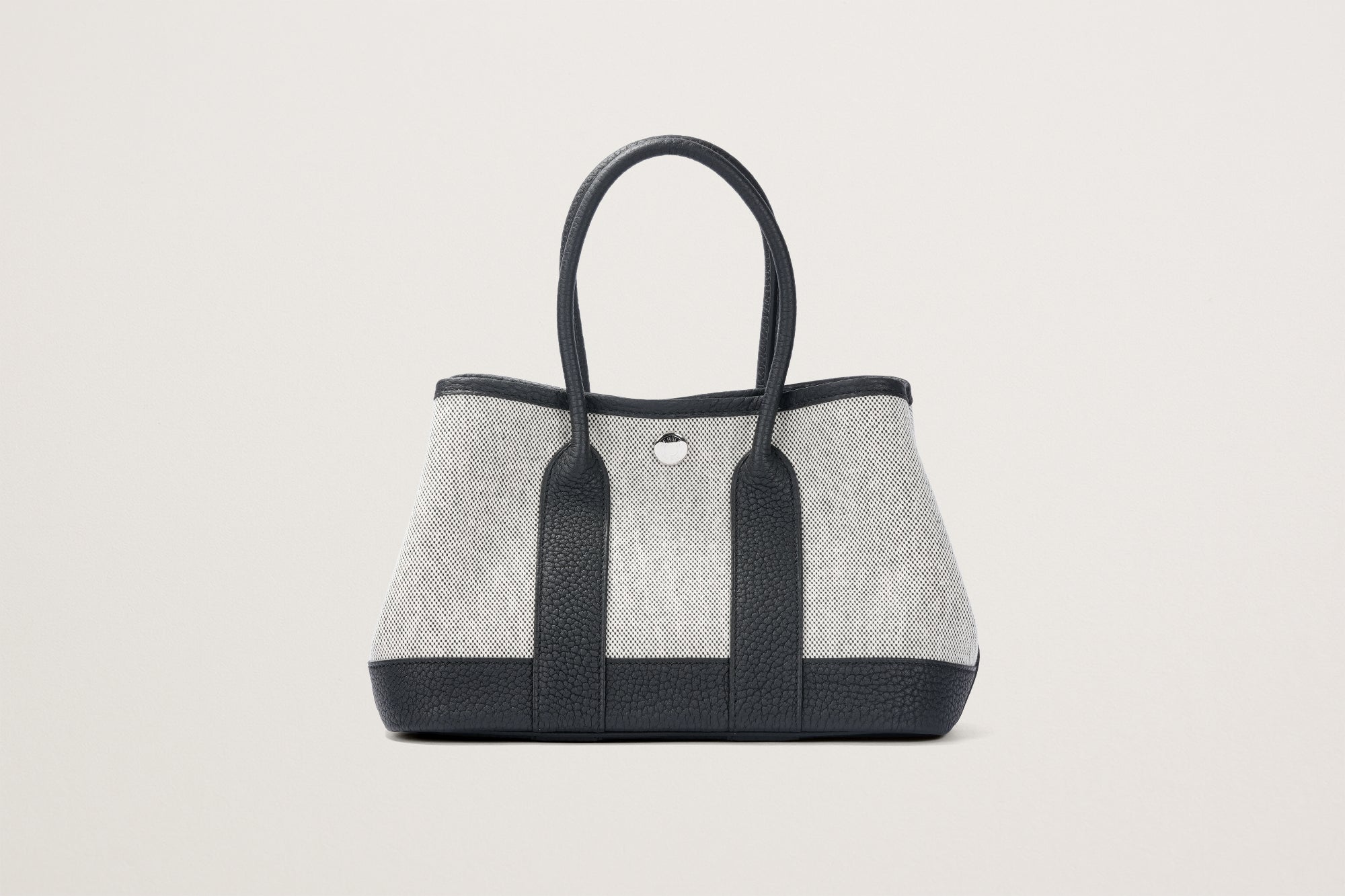 HERMES ネオ・ガーデン23 黒/エクリュ
