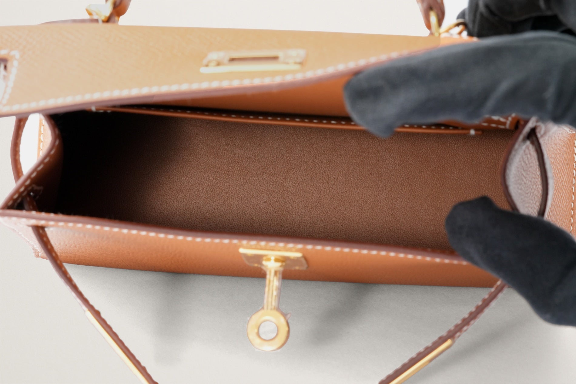 HERMES ミニケリー2 ゴールド